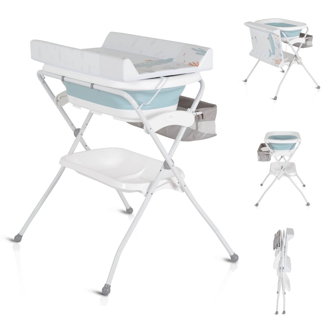 Cangaroo Babybadewanne Babywanne Wickeltisch Como, faltbar, günstig online kaufen