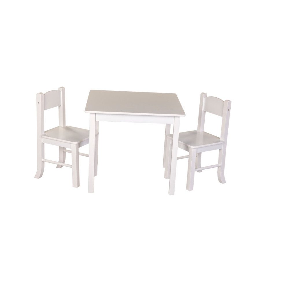 Besttoy Babymöbel-Set Besttoy - Sitzgruppe aus Holz - Farbe: weiß