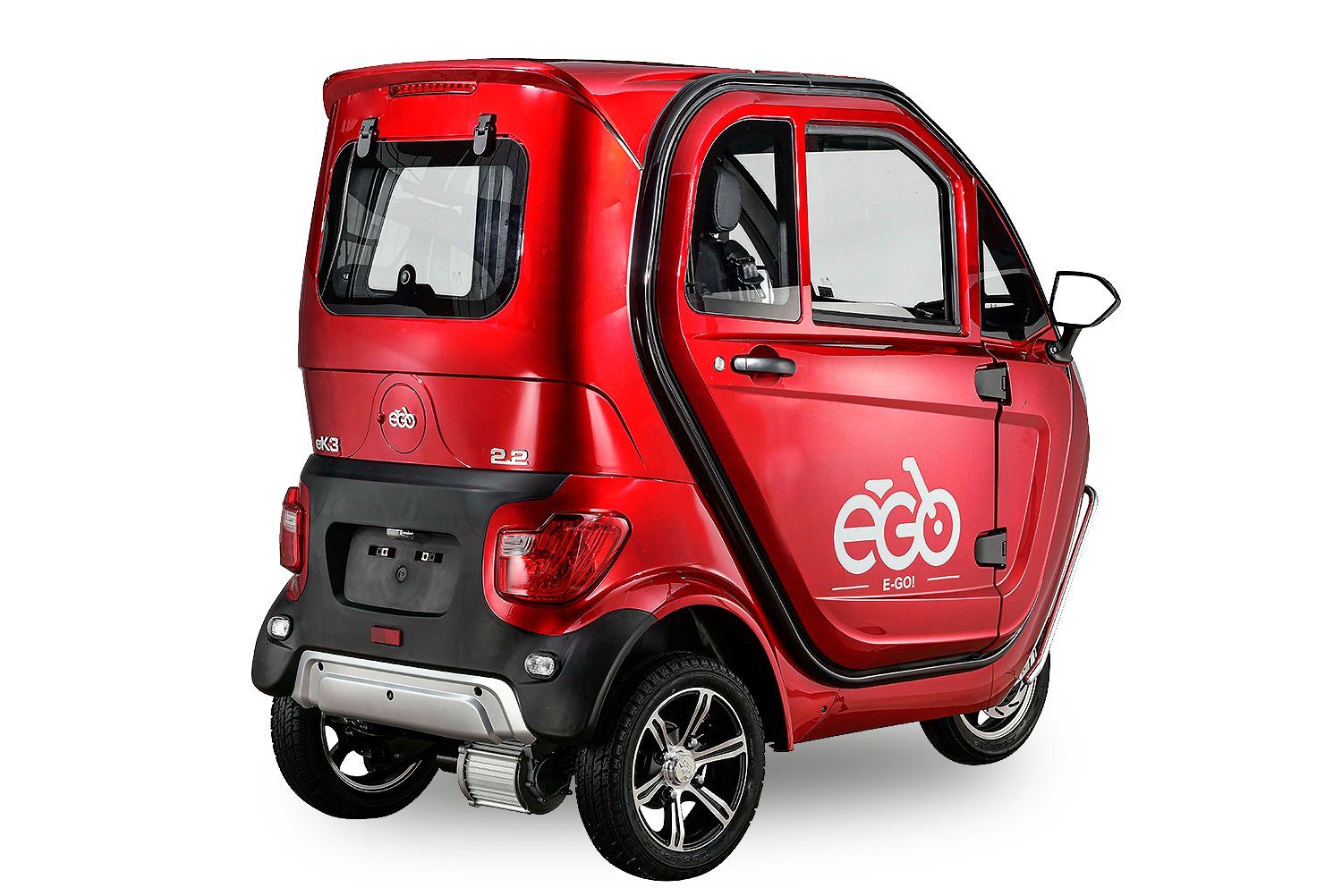 Geco Automobile E-Motorroller 2010181- E-GO! eK3 V2 1,5kW Elektroauto 60Ah, 45 km/h