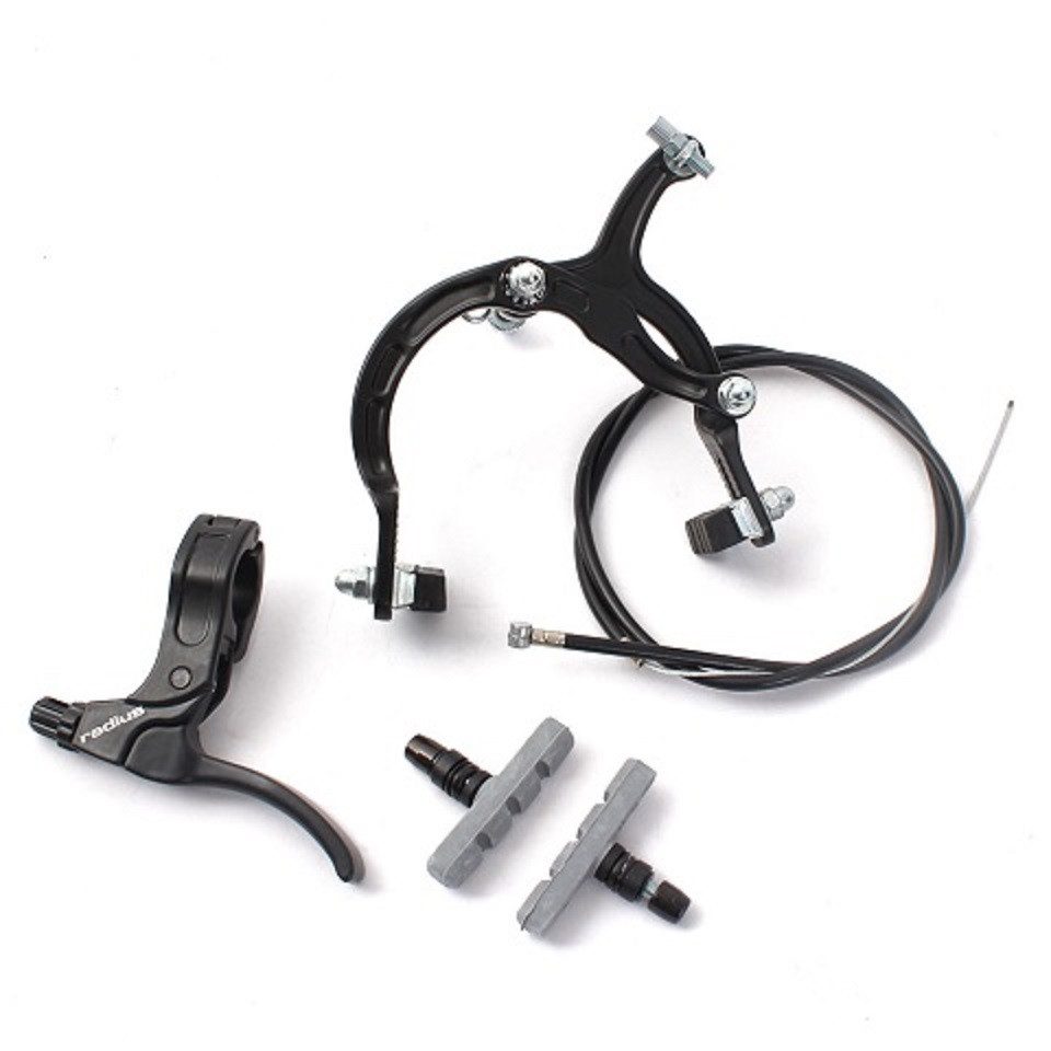 KHEbikes Felgenbremse BMX Bremsenset Sidepull KHE (höchste und niedrigste Bremsschuh Position ist 93mm - 74mm), Sidepull Bremse