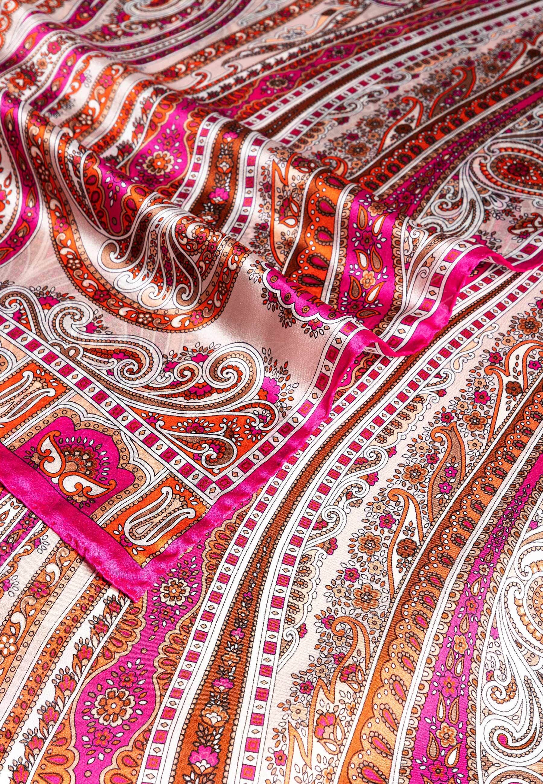 Roeckl Halstuch PAISLEY REVERIE, Chiffon Seidentuch mit Paisley Muster