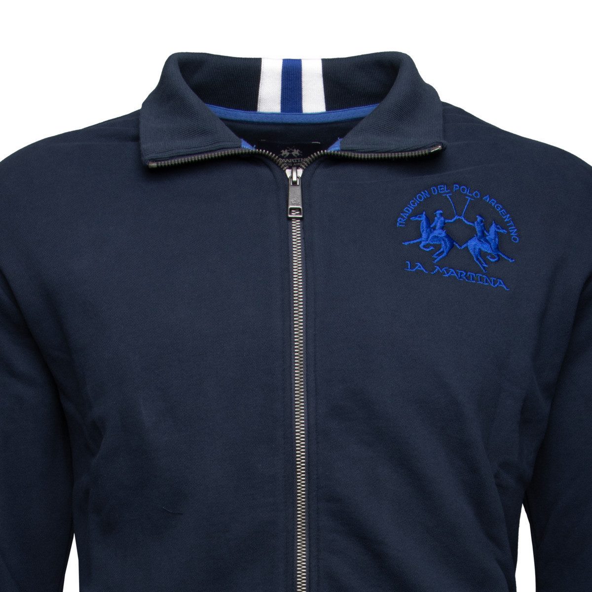 La Martina Sweatjacke MAF300 Herren Zip Hoodie, Kapuzenjacke, Trainingsjacken, Zip Pullover, Freizeitjacke