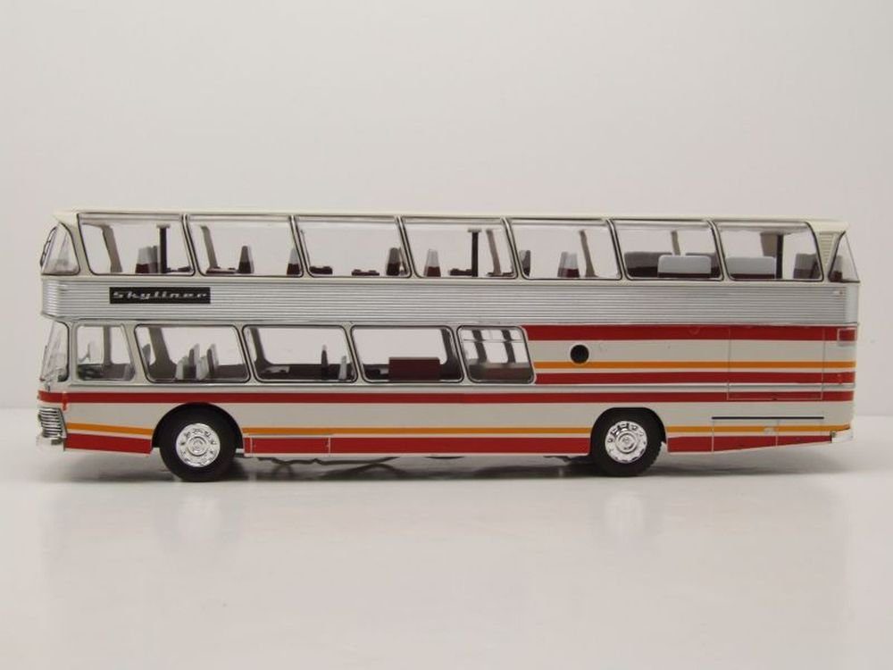 ixo Models Modellauto Neoplan NH 22L Skyliner Doppeldecker Bus 1983 weiß rot, Maßstab 1:43