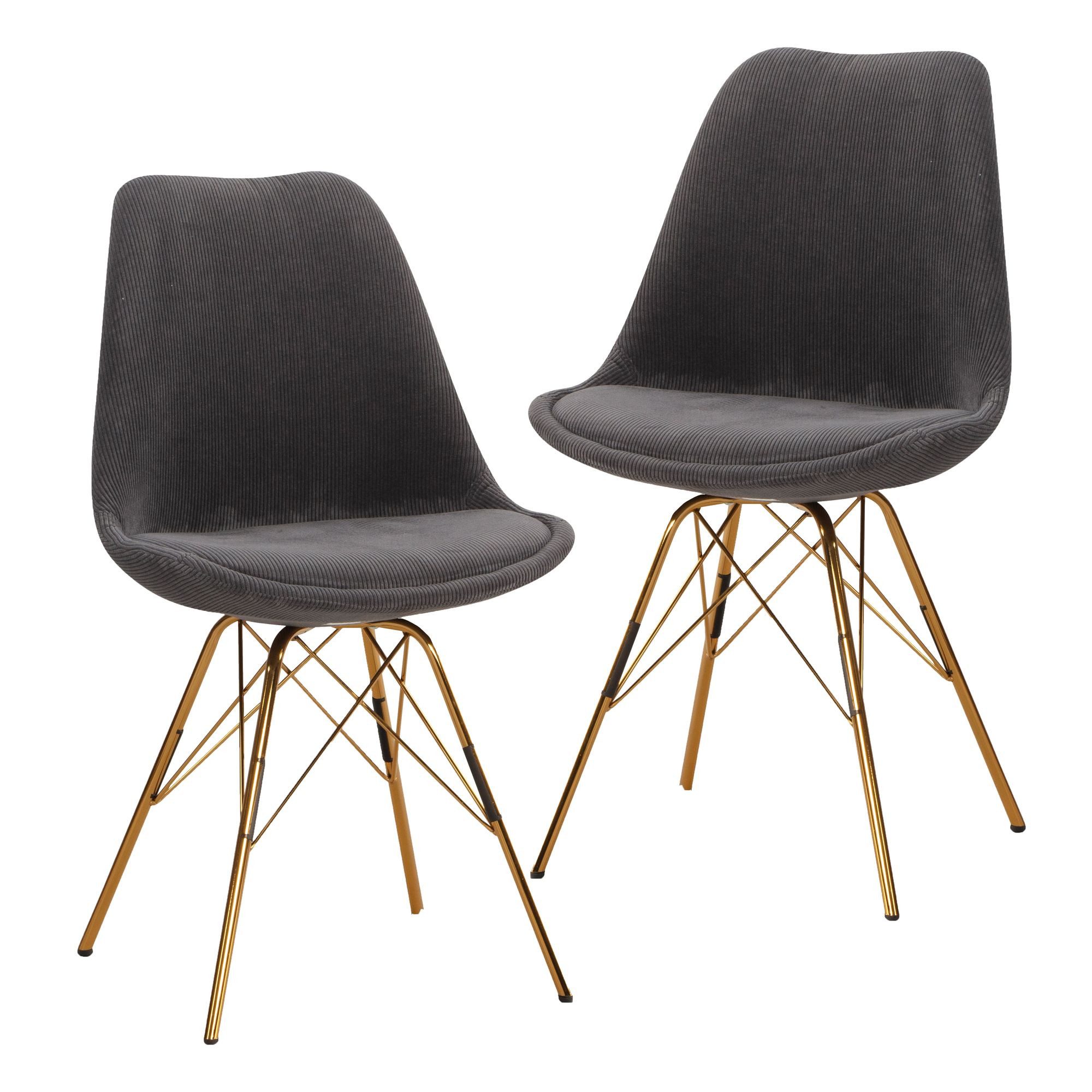 FINEBUY Esszimmerstuhl FB62543 (2er Set Stoff günstig online kaufen