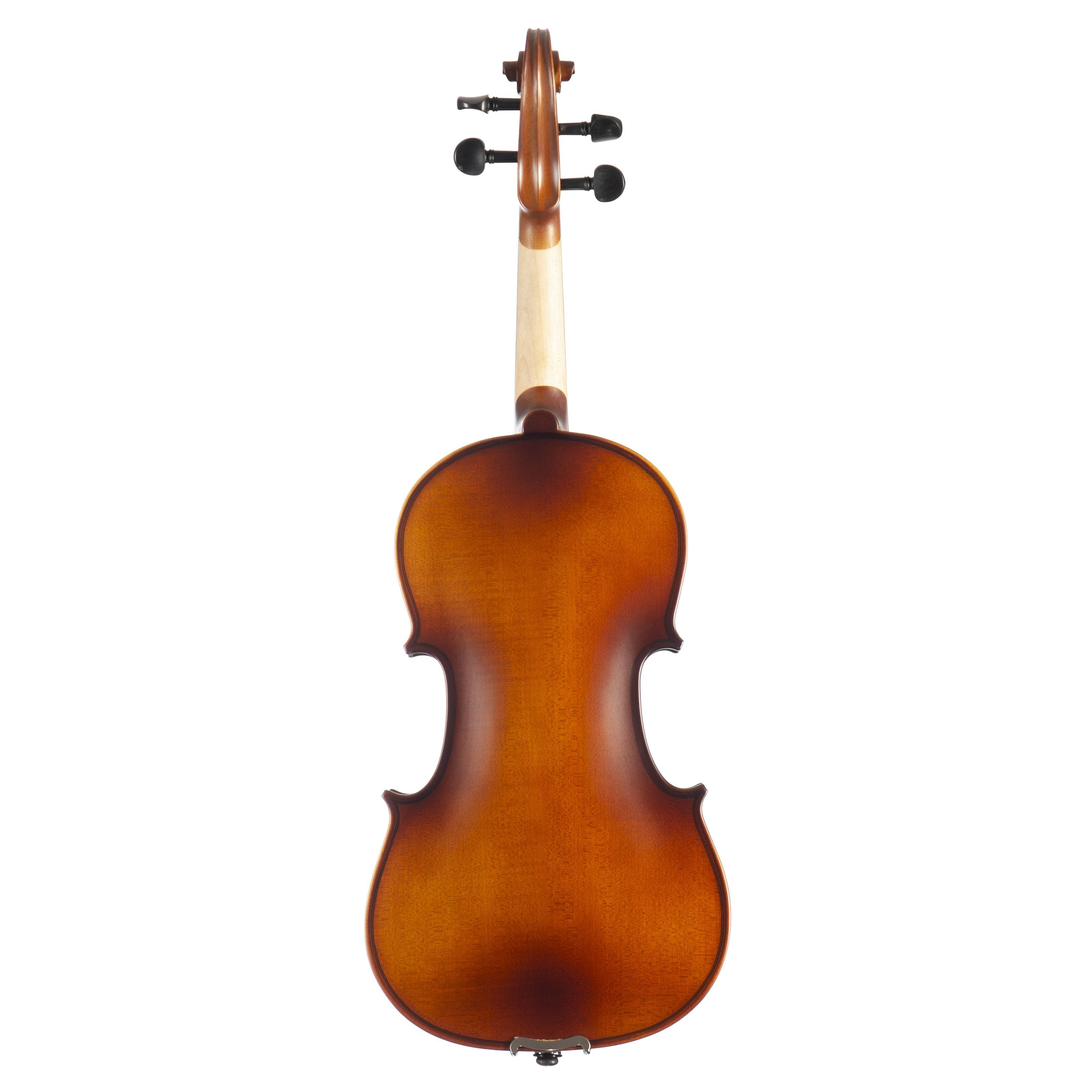FAME Violine, FVN-115 Violine 4/4 Massiver Ahornkorpus Fichtendecke Ebenholzgriffbrett Guarneri-Kinnhalter Carbon-Saitenhalter mit 4 Feinstimmern Inklusive Etui Brasilholzbogen, Violinen / Geigen, Akustische Violinen, Violine 4/4, FVN-115, Massiver Ahornkorpus, Carbon-Saitenhalter