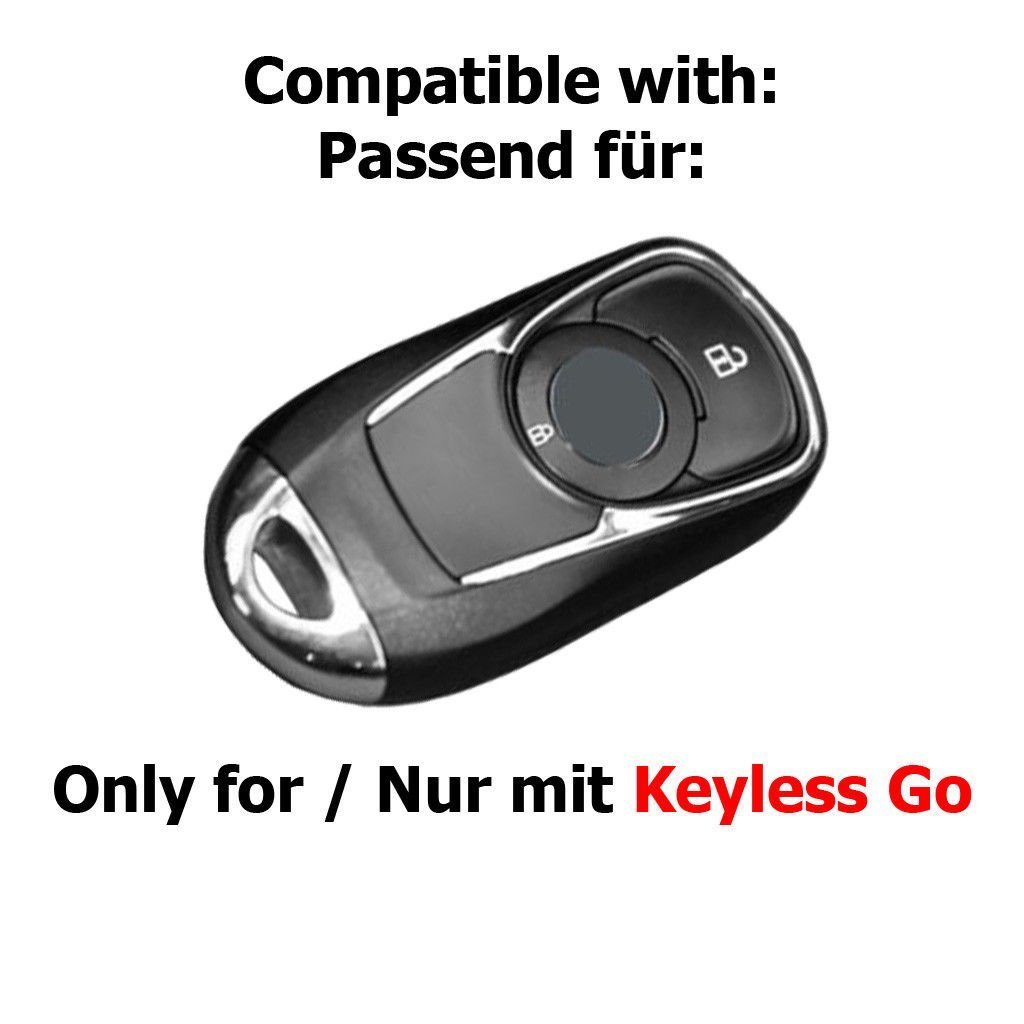 mt-key Schlüsseltasche Autoschlüssel Hardcover Schutzhülle Weiß, Opel Astra günstig online kaufen