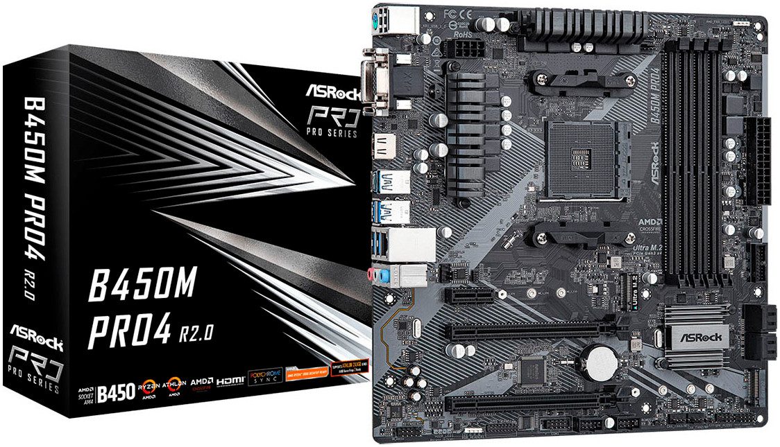 B450M Pro4 R2.0 Mainboard