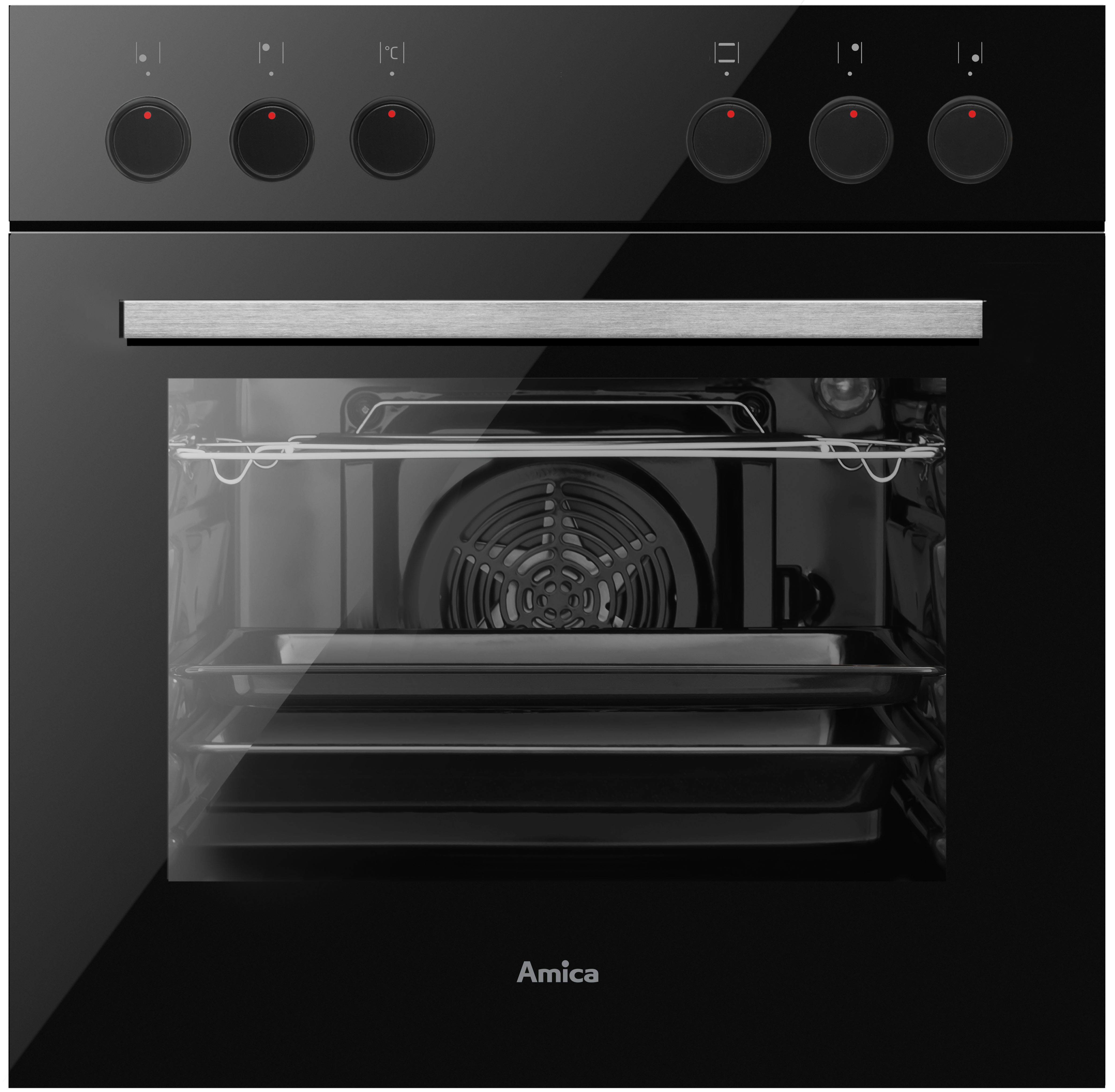 Amica Elektro-Herd-Set EHC 933 331 S, Sicher kochen, flexibel backen – alles im Griff!