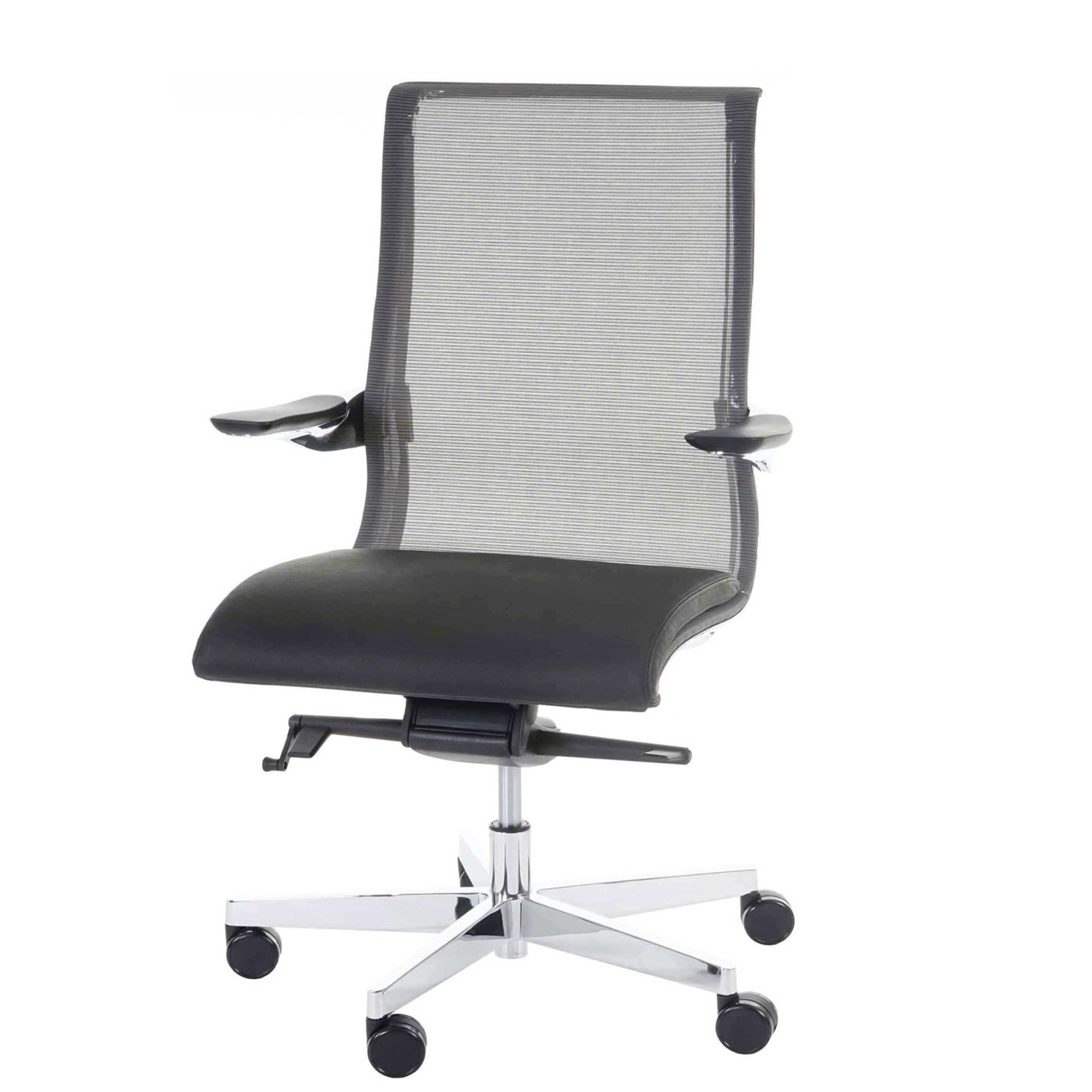MCW Schreibtischstuhl Saville, Stufenlos höhenverstellbar, ergonomische Sitz- und Rückenfläche