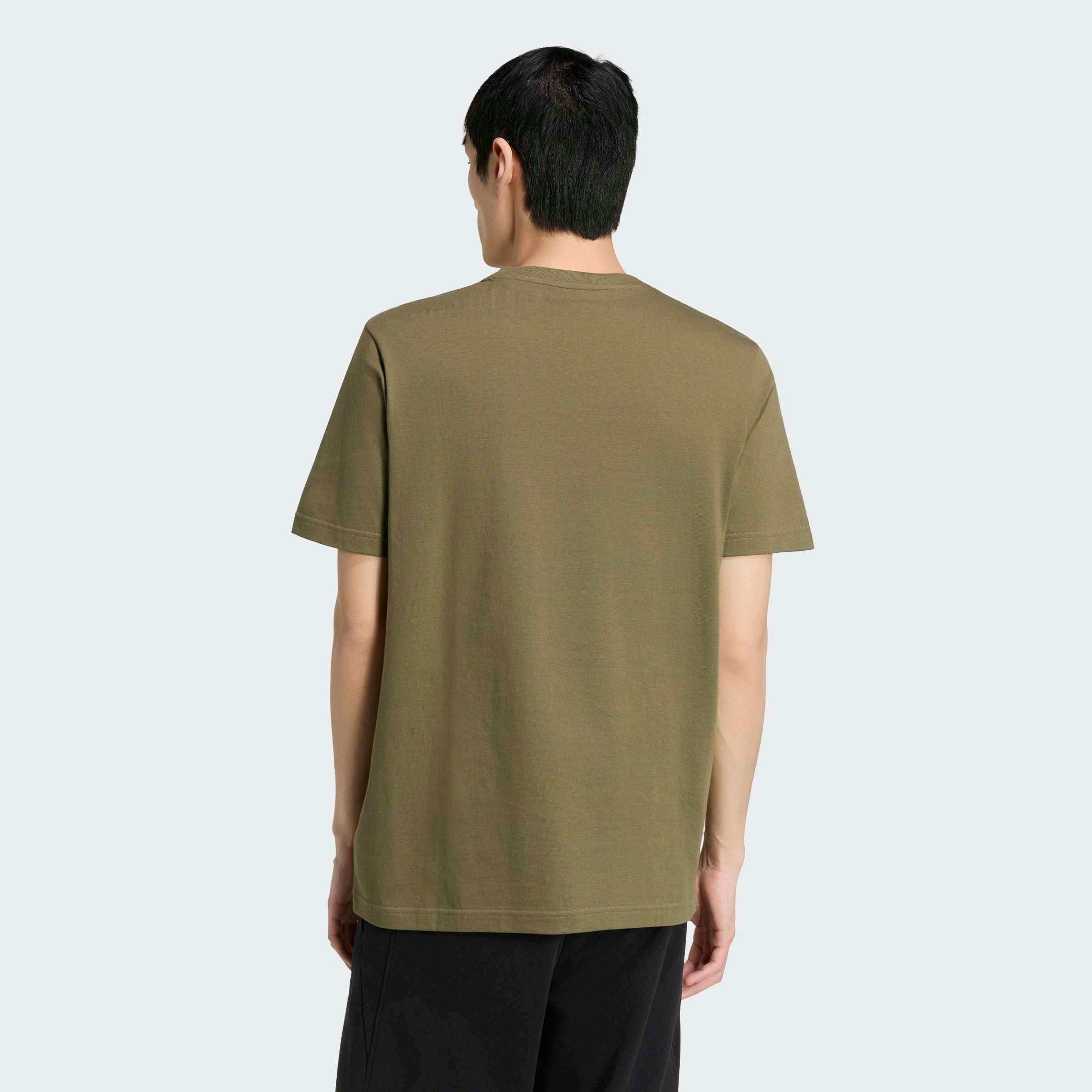 adidas Sportswear T-Shirt CAMO 3-BALKEN GRAFIK mit Rundhalsausschnitt, ohne Verschluss, aus Baumwolle, normale Länge