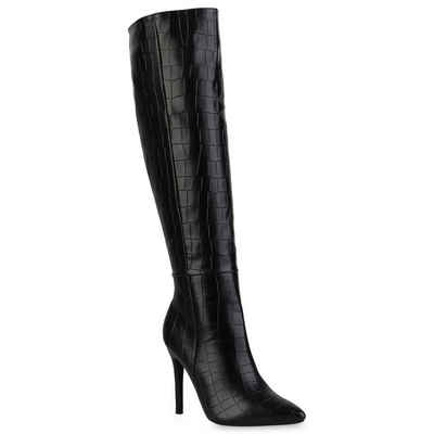 VAN HILL 839549 High-Heel-Stiefel Bequeme Schuhe