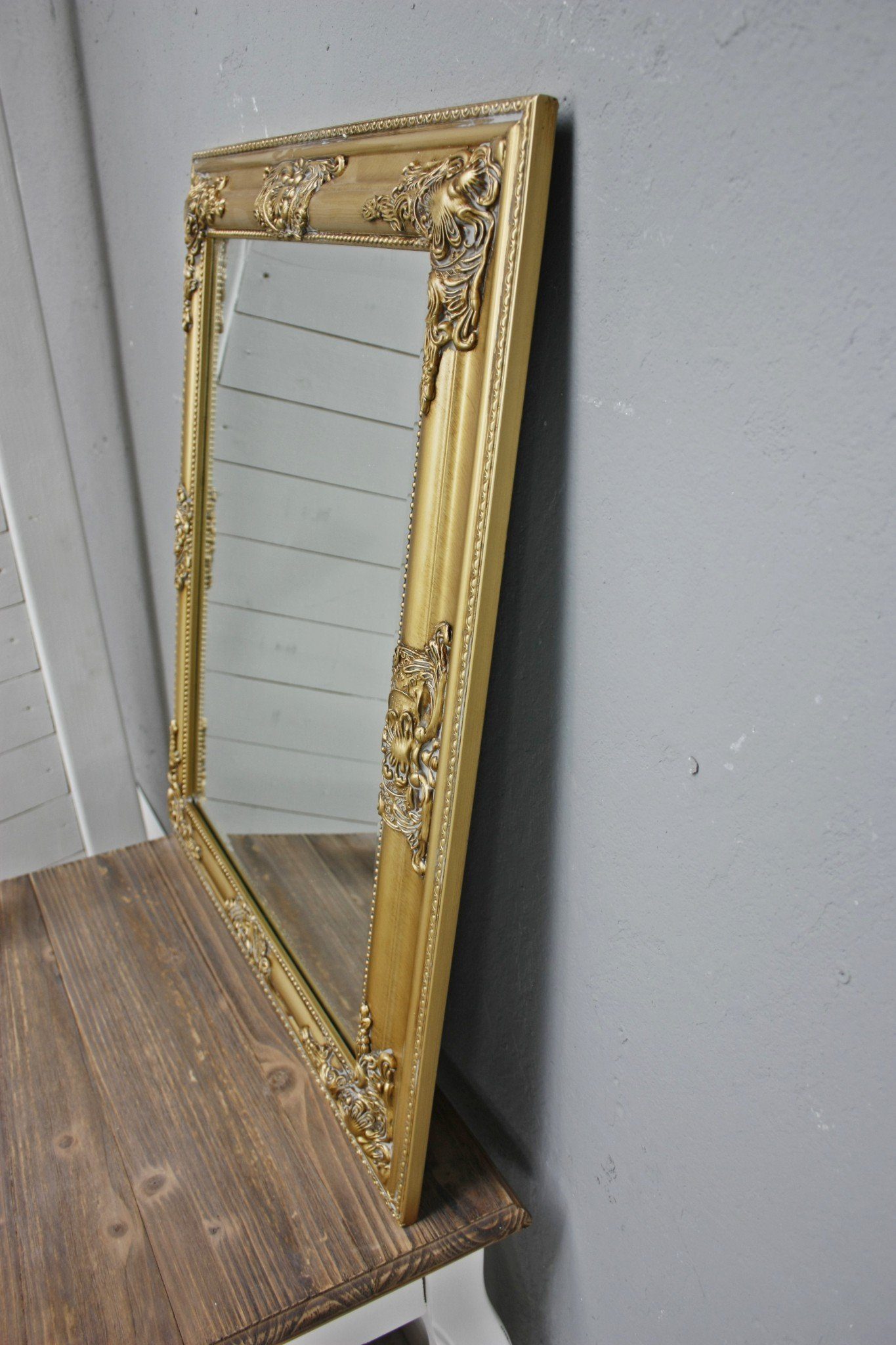 elbmöbel Wandspiegel Spiegel cm gold 62x52x7 stilvoll 62cm Verziert Gold Barockrahmen gold Wandspiegel: Holz, | barock Gold