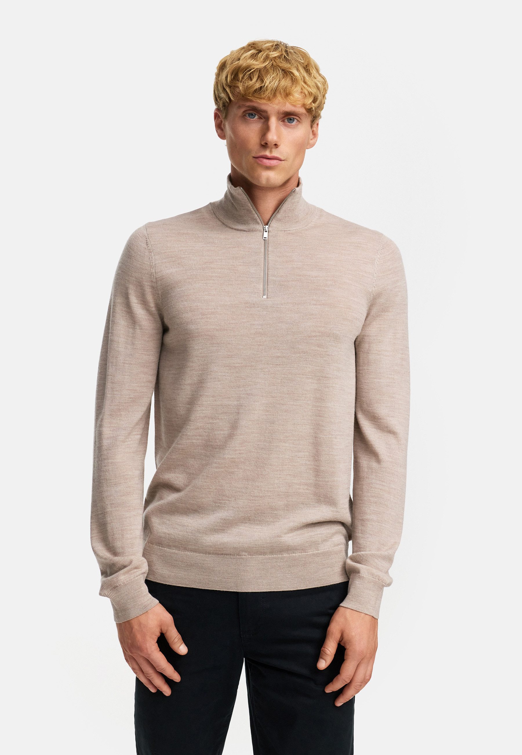 Kronstadt Strickpullover Herren KSJohannes Pullover Herrenpullover aus feiner Merinowolle