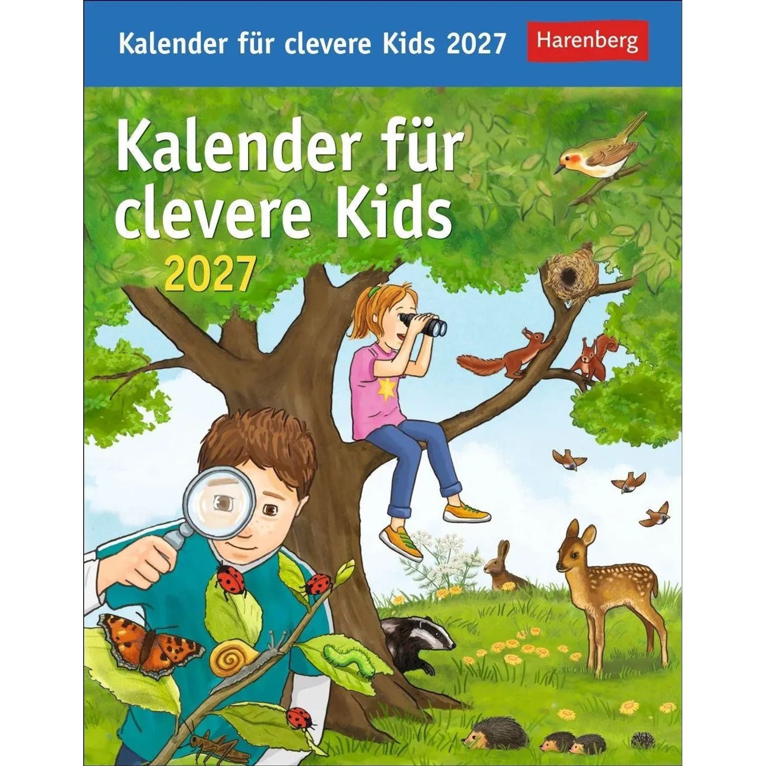 Harenberg Kalender Verlag Abreißkalender Kalender für clevere Kids Tagesabreißkalender 2027