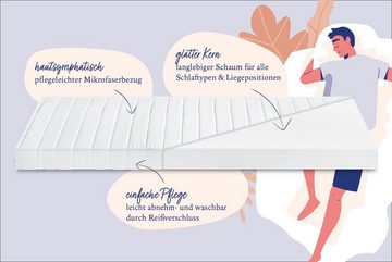 Komfortschaummatratze Basic, Nightlife, 13 cm hoch, langlebiger und weicher Komfortschaum, allergikergeeignet