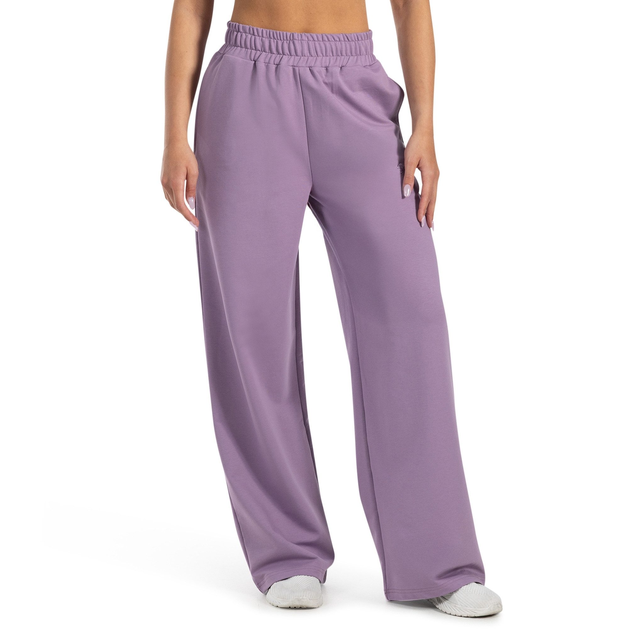 Smilodox Jogginghose Kanya, Baumwollhose, Baggy Fit, Weites Bein für Gym & Alltag mit Seitentasche, Elastischer Bund, weicher Stoff, Sporthose