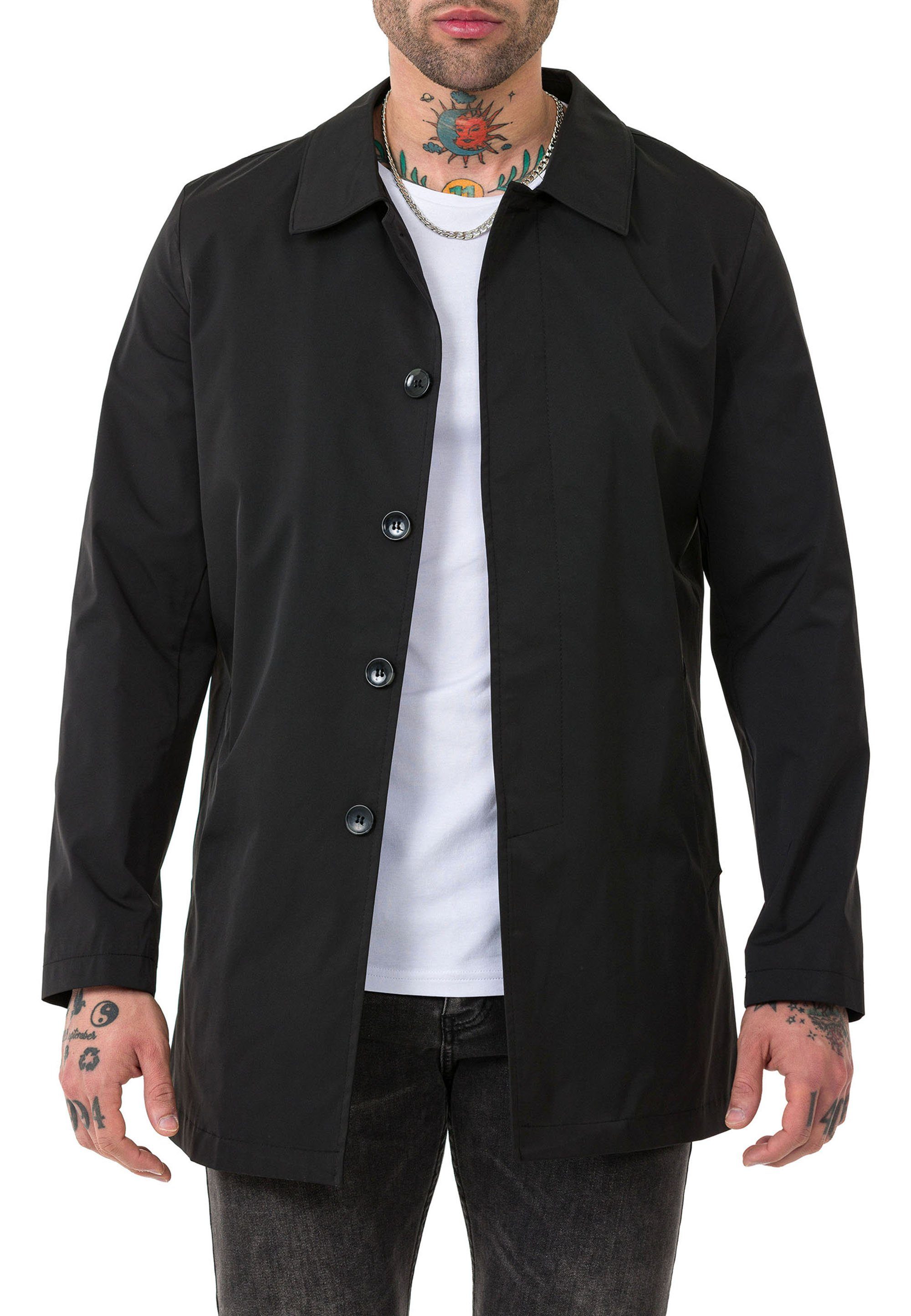 RedBridge Kurzmantel Red Bridge Herren Mantel Trenchcoat Jacke Premium Qual günstig online kaufen