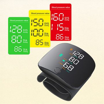 yozhiqu Blutdruckmessgerät Blutdruckmessgerät, elektronisches Messgerät für den Handgelenktyp, Digitales automatisches Handgelenk - LED-Smart-Voice-Herzfrequenzgerät