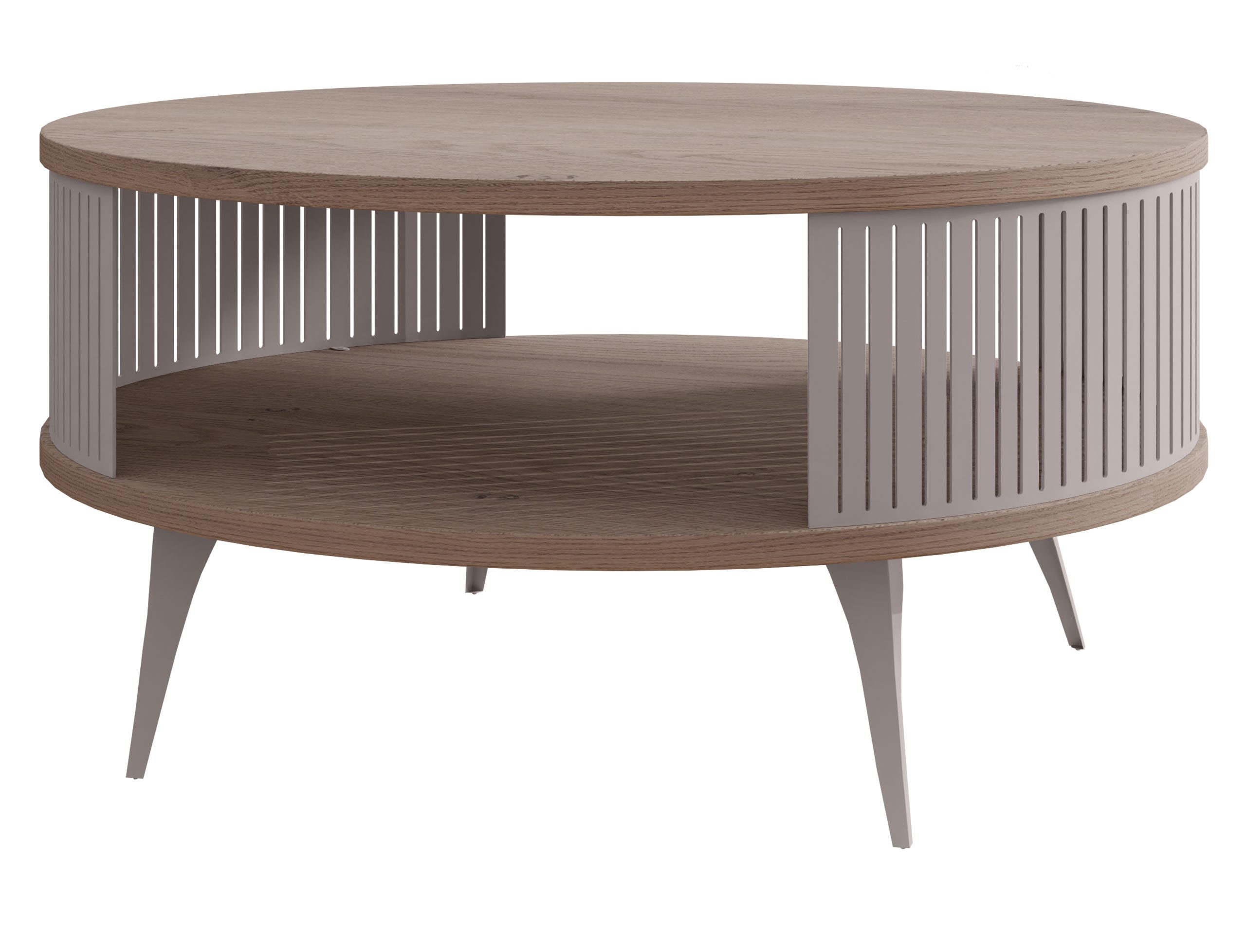 MIRJAN24 Couchtisch Roenni Cashmere, Beine und Seiten aus Stahl, 75x75x44 c günstig online kaufen
