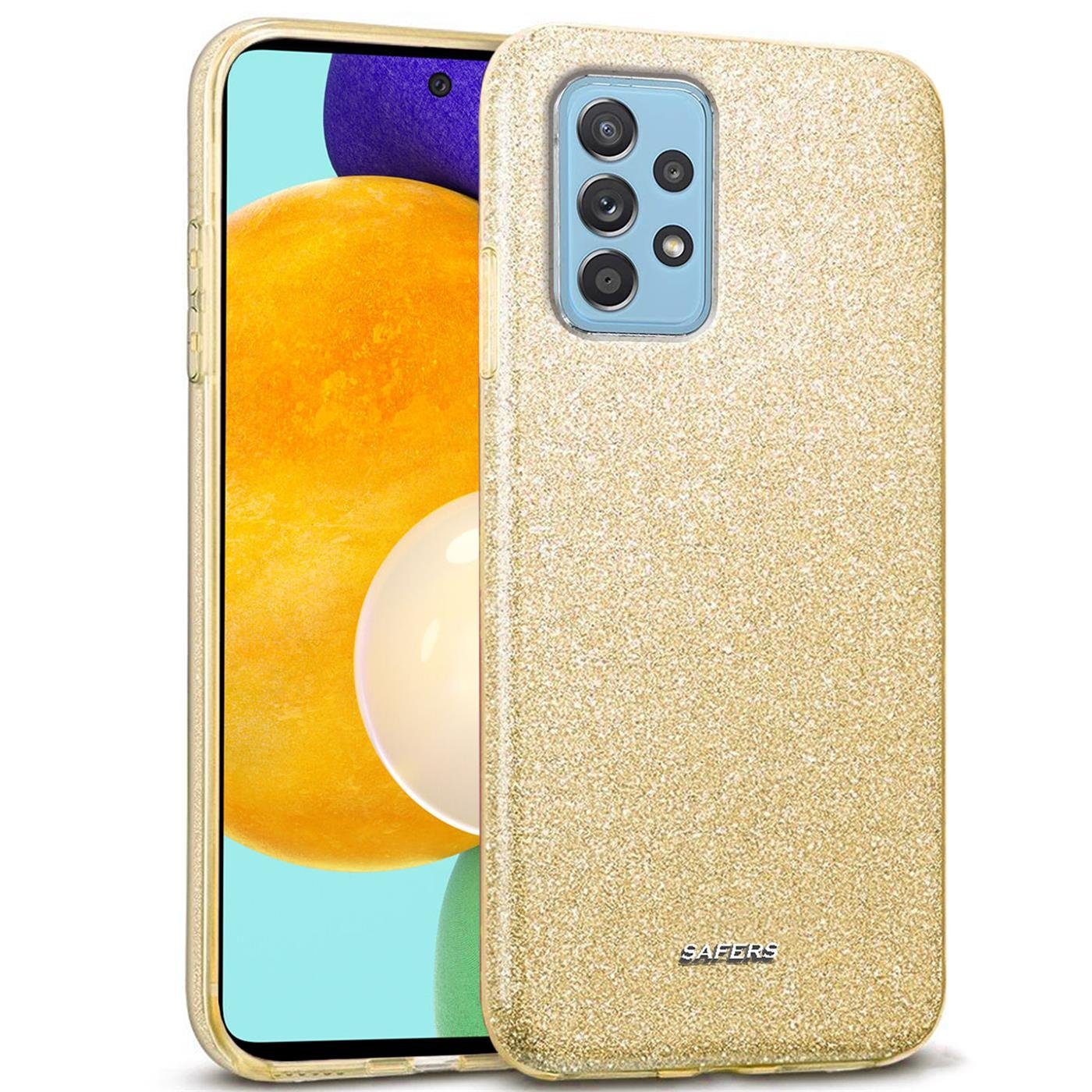 CoolGadget Handyhülle Glitzer Glamour Hülle für Samsung Galaxy A72 6,7 Zoll, Slim Case mit Glossy Effect Schutzhülle für Samsung A72 Hülle
