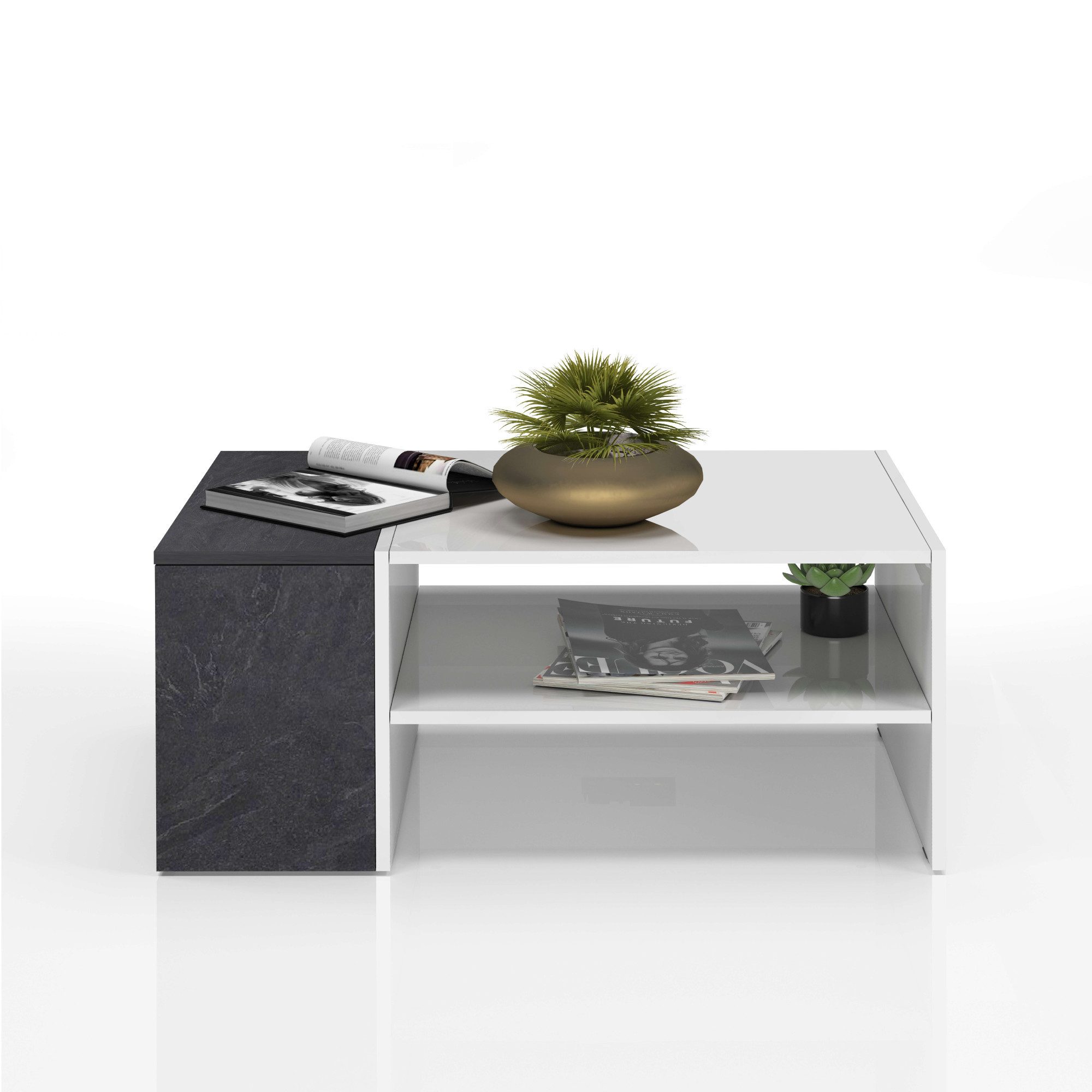 INOSIGN Couchtisch Coro, Couchtisch, Couchtisch mit seitlichem Stauraum,Sof günstig online kaufen