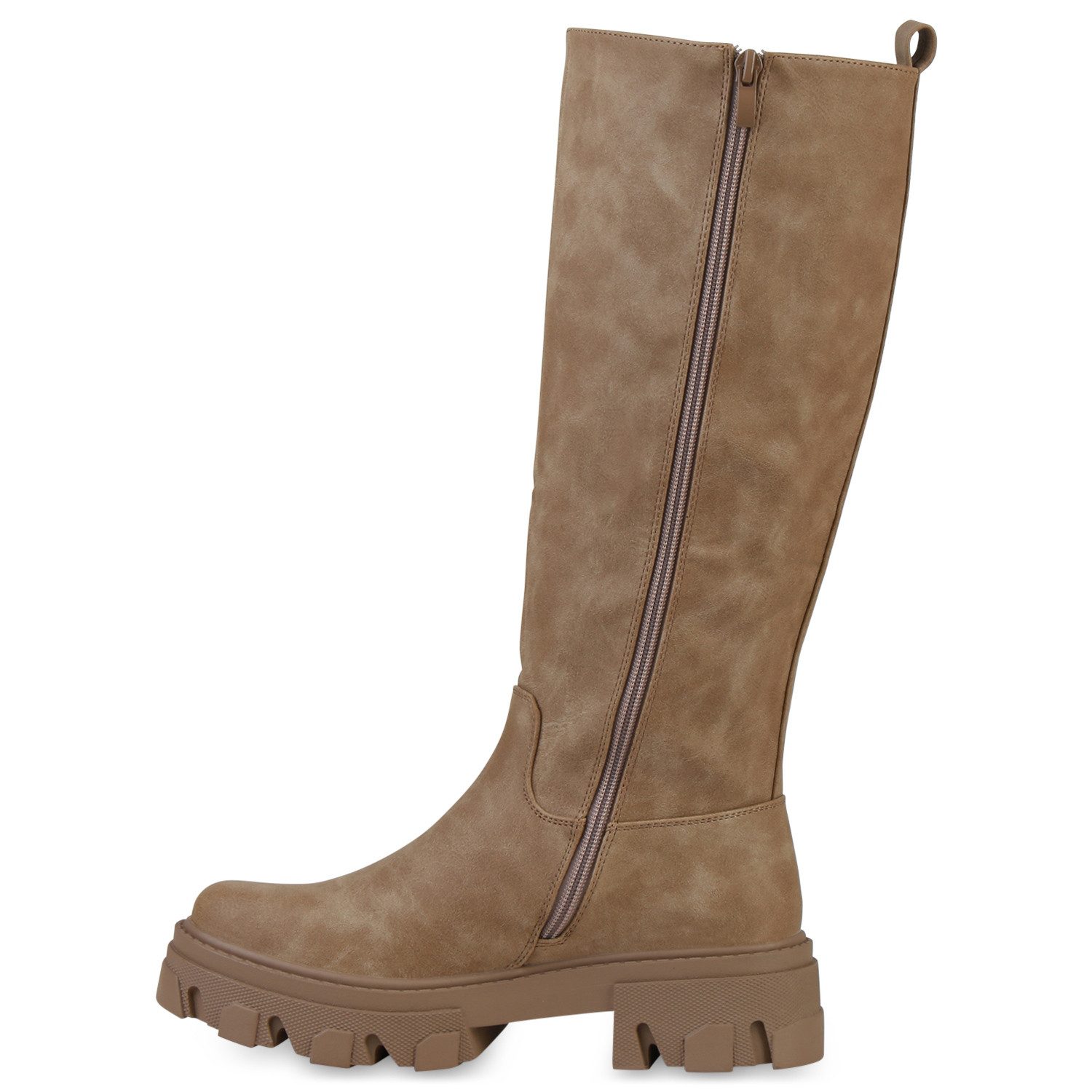 VAN HILL 837680 Plateaustiefel Damen Stiefel Plateaustiefel Blockabsatz Pro günstig online kaufen