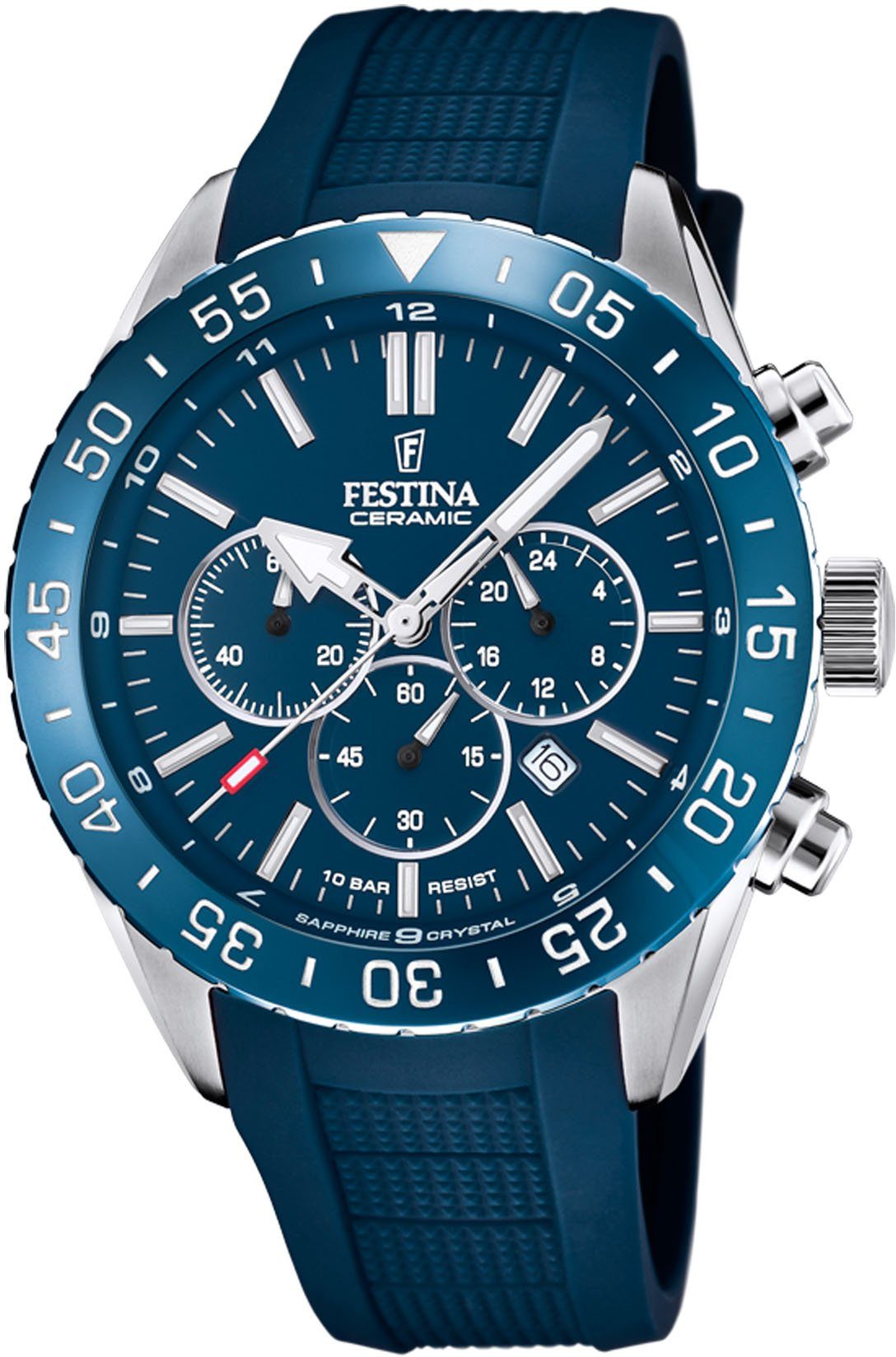 Festina Chronograph Keramik Kollektion F20515/1, Armbanduhr, Quarz, Herren, günstig online kaufen