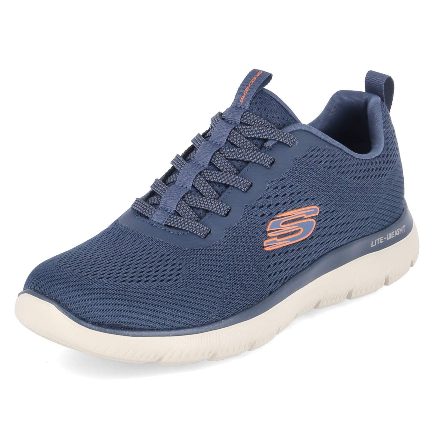 Skechers Skechers Slip On Sneaker 232963 NVOR Herren Textil blue Schnürschuh – Bild 2 von 5