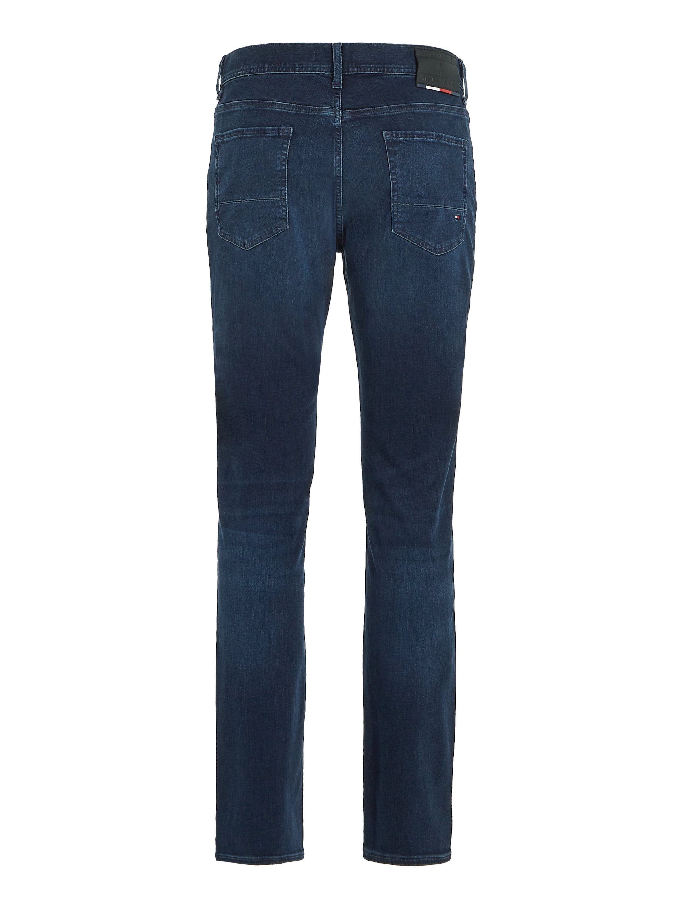 extra Bleecker black iowa Baumwoll-Denim Tommy Stretch, mit blue bequem Slim-fit-Jeans Hilfiger