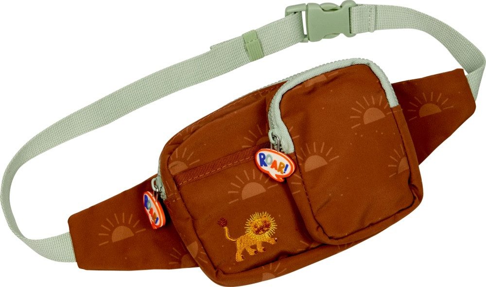 COPPENRATH DIE SPIEGELBURG Bauchtasche Hip Bag Löwe - Kleine Freunde Löwe (Set, 1-tlg., 1), mit 2 Reißverschlussfächern