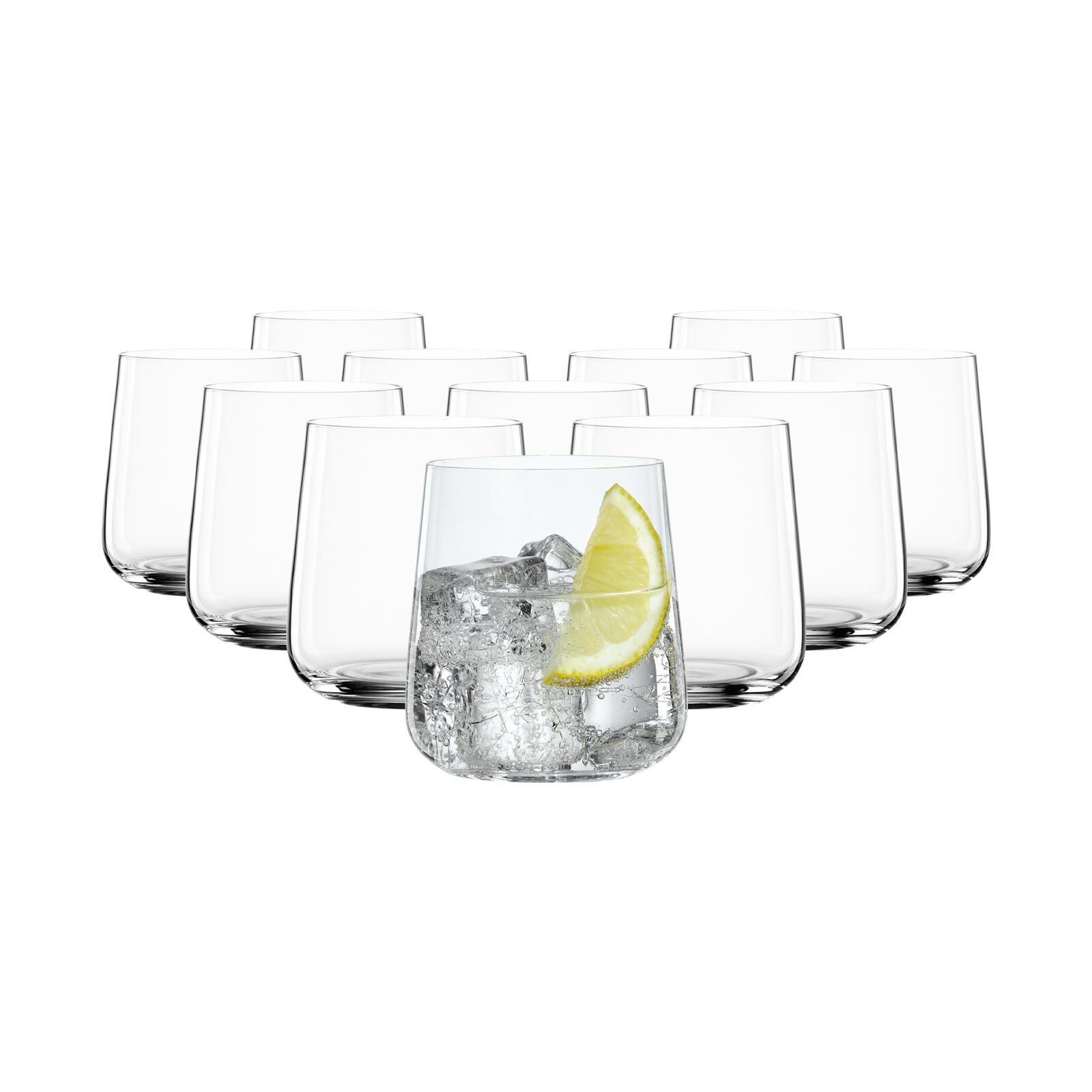 SPIEGELAU Glas Style Trinkbecher 340 ml 12er Set, 12-tlg., Glas