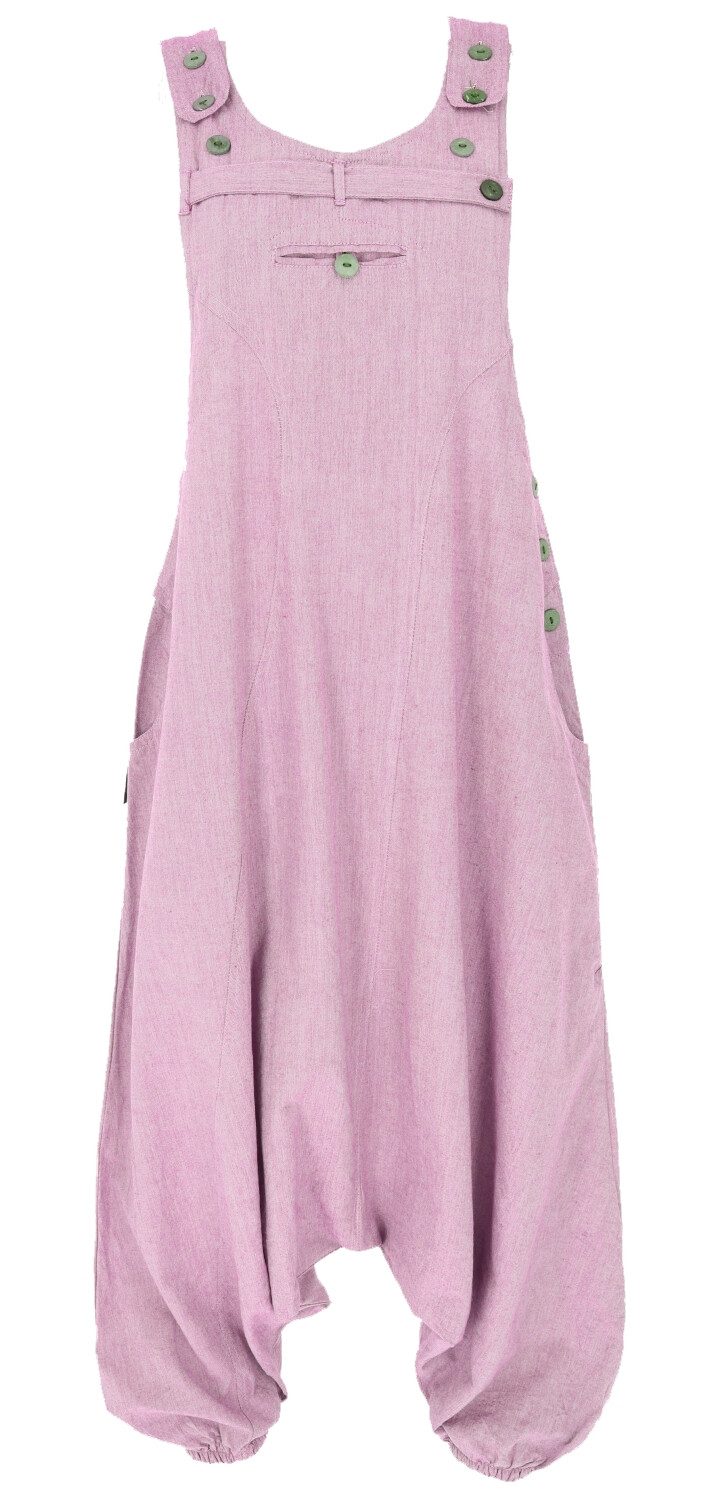 Guru-Shop Relaxhose Bequeme Boho Latzhose, natürlicher Jumpsuit,.. Ethno St günstig online kaufen