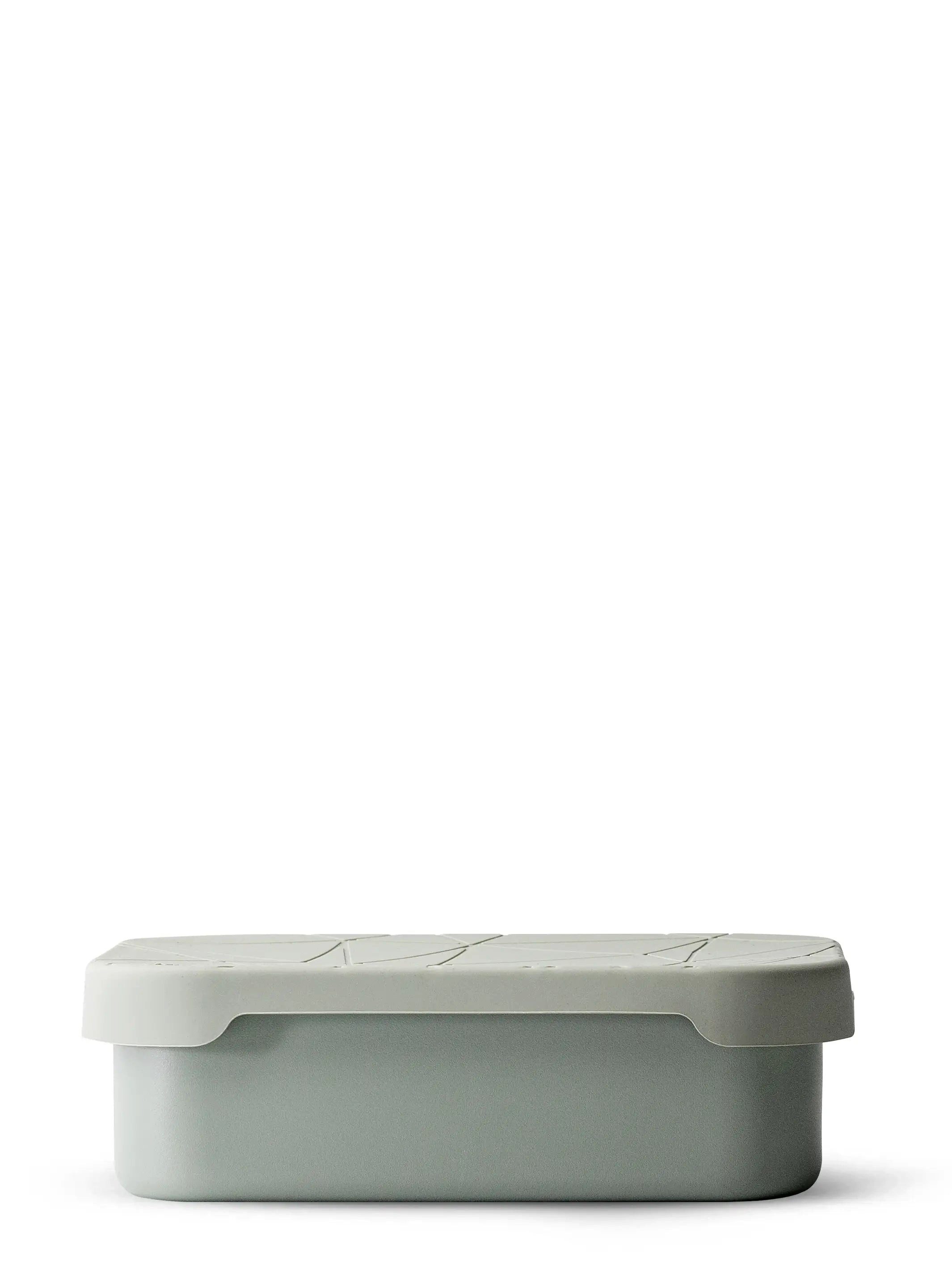 MAMEIDO Lunchbox, Edelstahl, Kunststoff, Silikon, mit flexiblem Trenner, 2 Fächern & Silikondeckel in 800 ml & 1200 ml