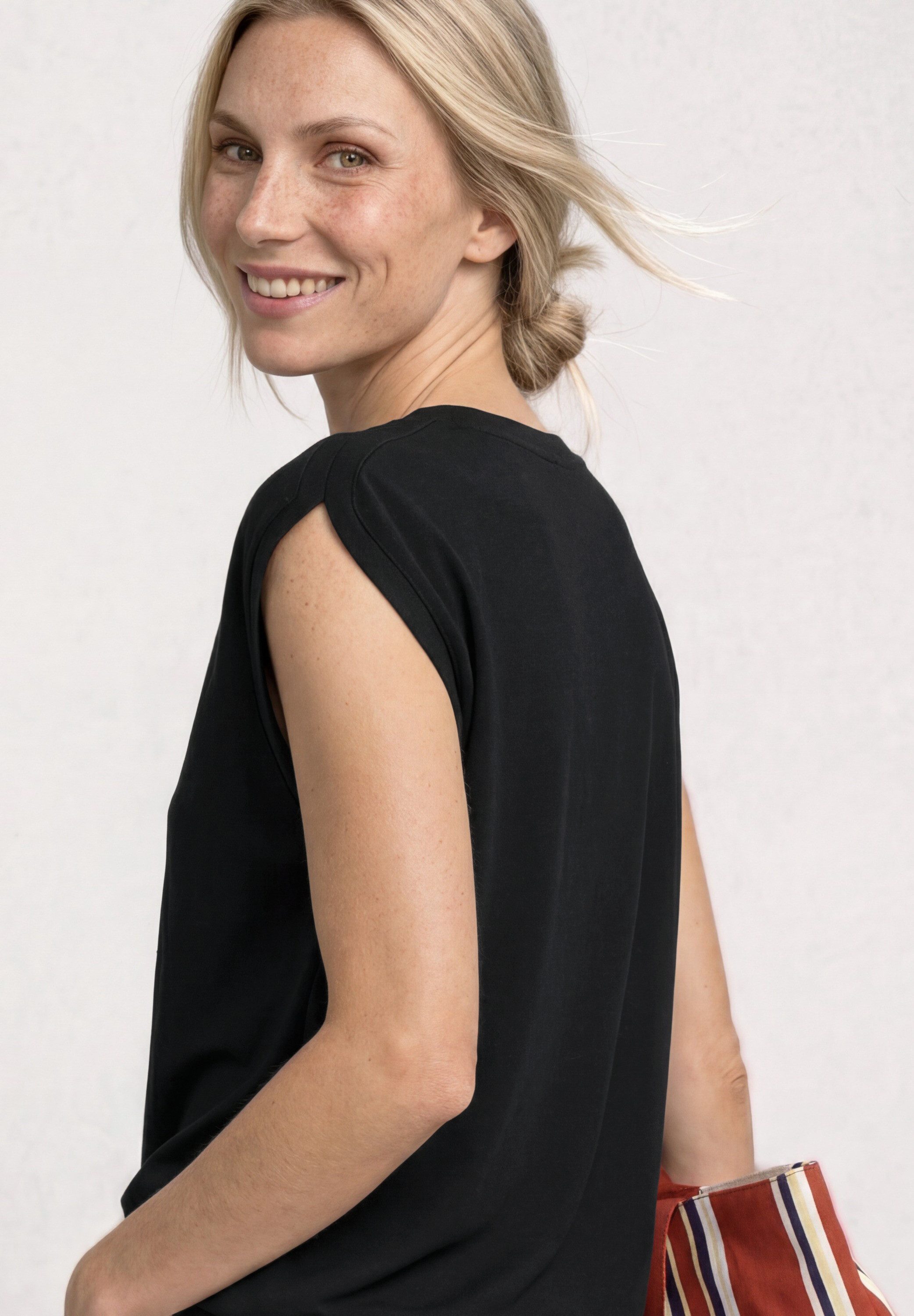 STREET ONE Shirttop Sommershirt mit Raffung – Bild 4 von 5