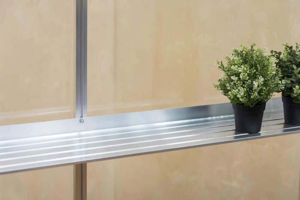 Terrando Gewächshaus Aluminiumregal 236 cm, BxTxH: 20 x 20 x 236 cm