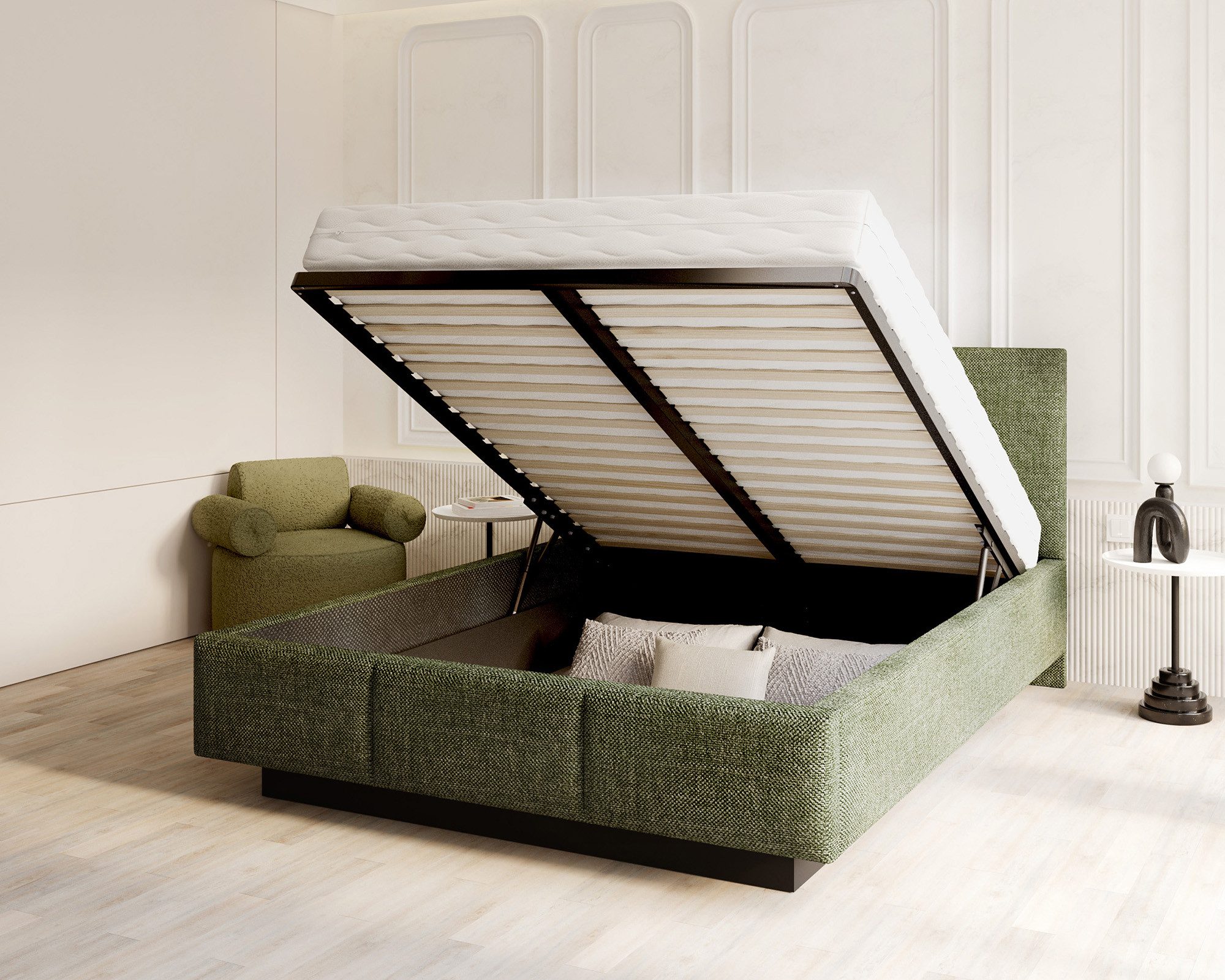 FDM Polsterbett 90x200, 120x200, 140x200, 160x200, günstig online kaufen