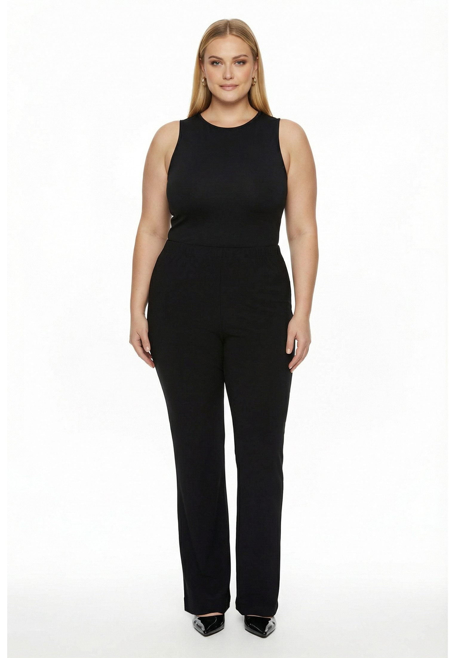 YOEK Bootcuthose Damen Hose Flare Fit