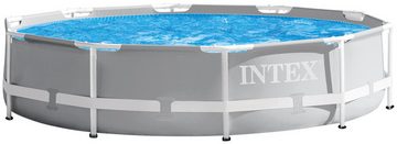 Intex Rundpool »Framepool« 305x76 cm (Set), inkl. hochwertigem Intex Pool-Reinigungsset