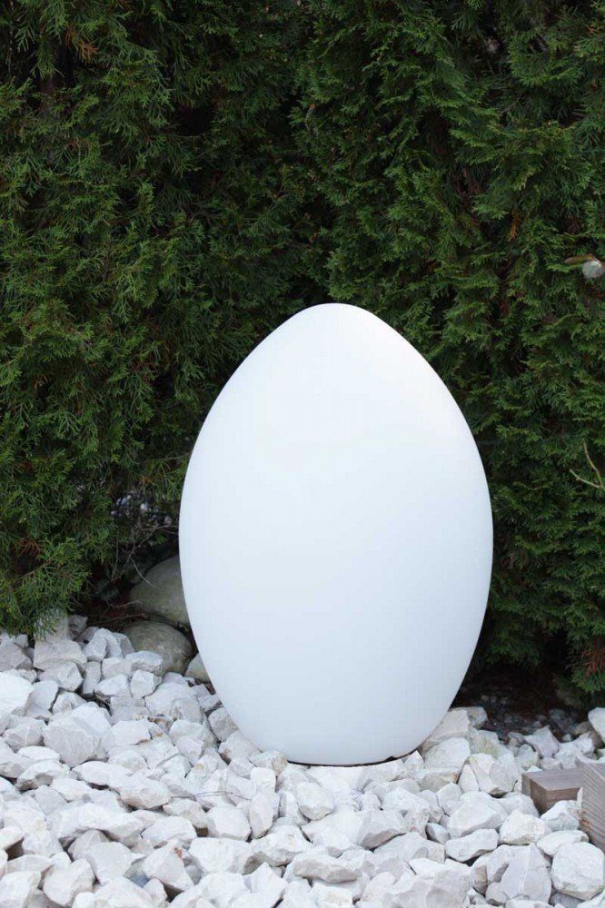 Kiom Dekolicht Gartenleuchte Leuchtendes Ei inklusive, cm für 65 GlowEgg E27, wechselbare nicht Leuchtmittel abhängig Leuchtmittel Leuchtmittel