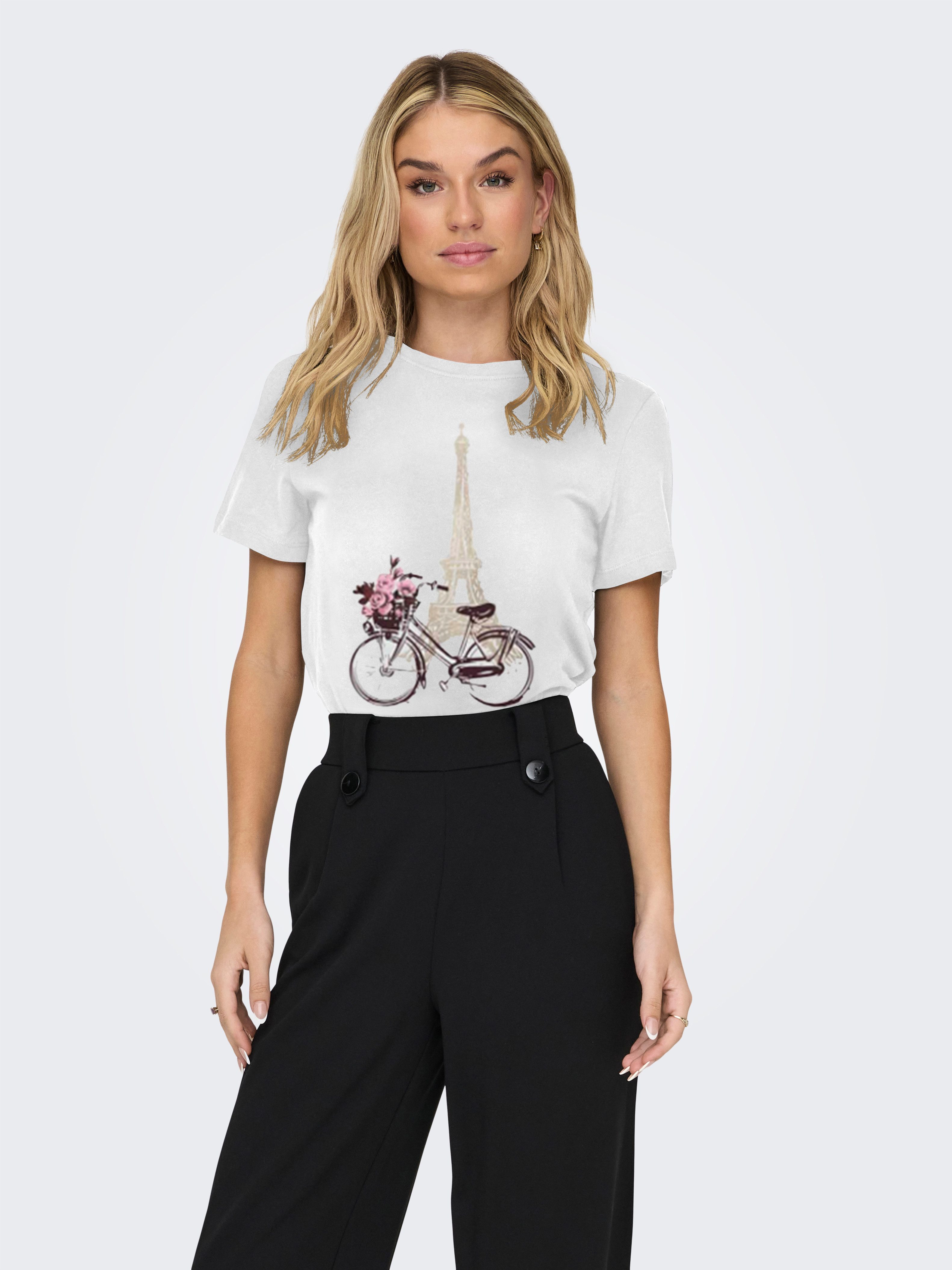 ONLY Kurzarmshirt ONLKITA LIFE REG S/S günstig online kaufen