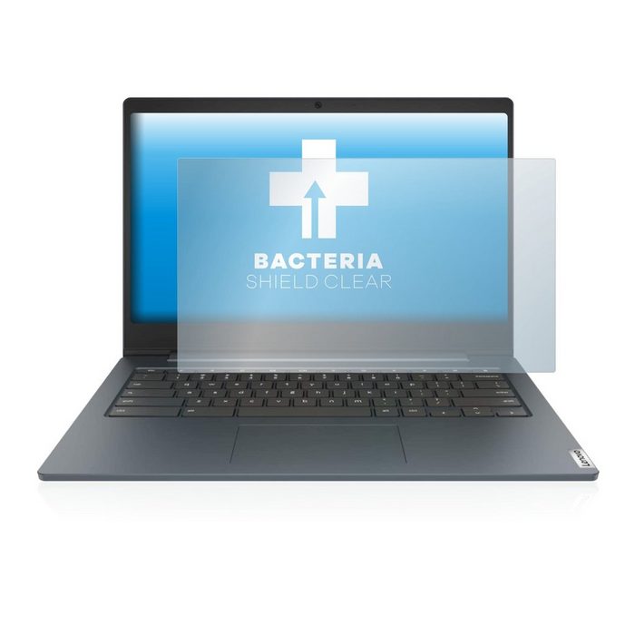 upscreen Schutzfolie für Lenovo Chromebook 3 14" Displayschutzfolie Folie Premium klar antibakteriell