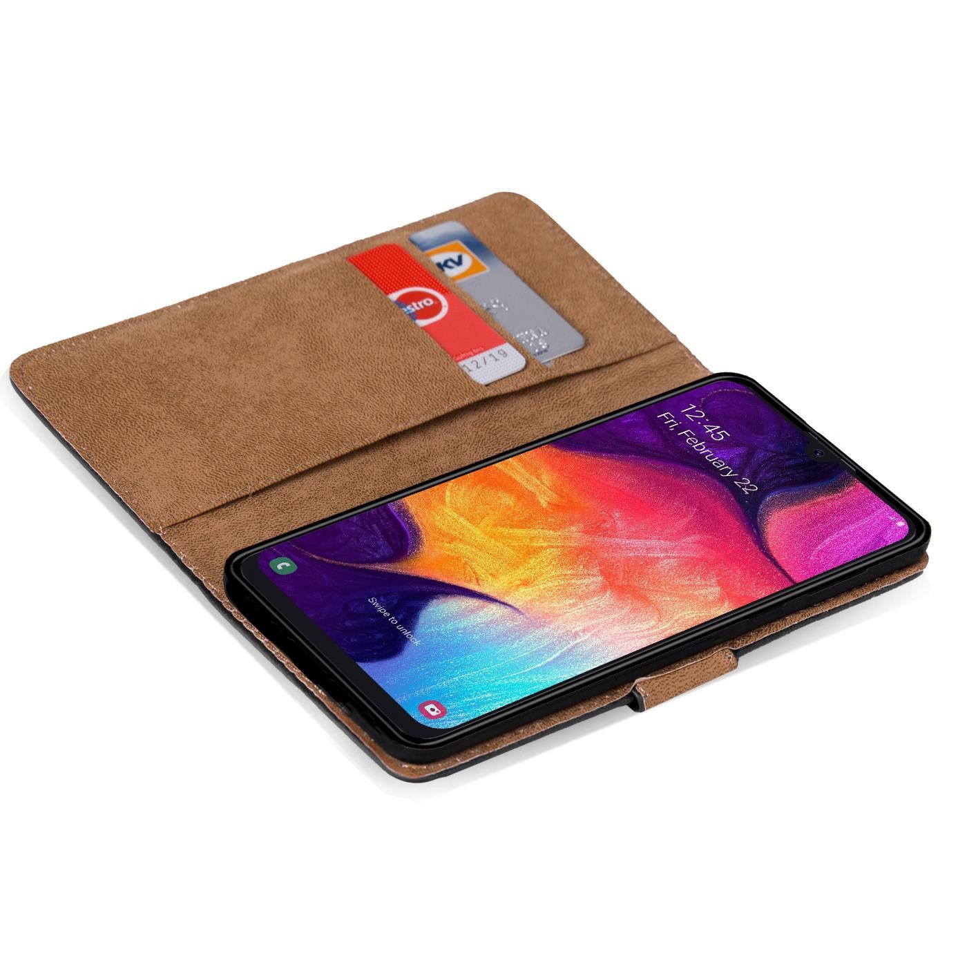 CoolGadget Handyhülle Wallet Klapp Tasche Book Case für Samsung Galaxy A20e 5,8 Zoll, Hülle Klapphülle Flip Cover Etui Schutzhülle – Bild 4 von 5