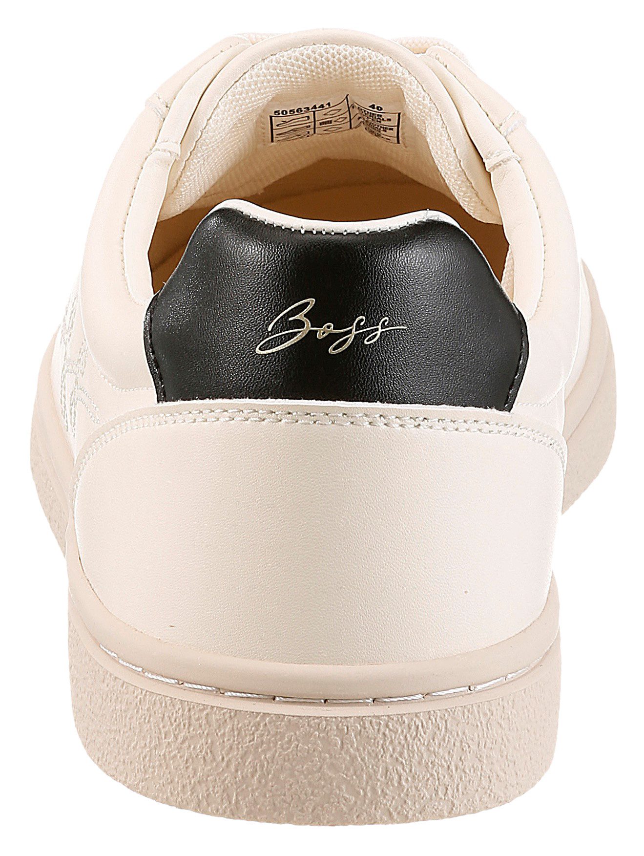 BOSS ORANGE Everlynn Tenn Sneaker Schnürschuh,Halbschuh,Freizeitsneaker mit Kontrastbesatz an der Ferse