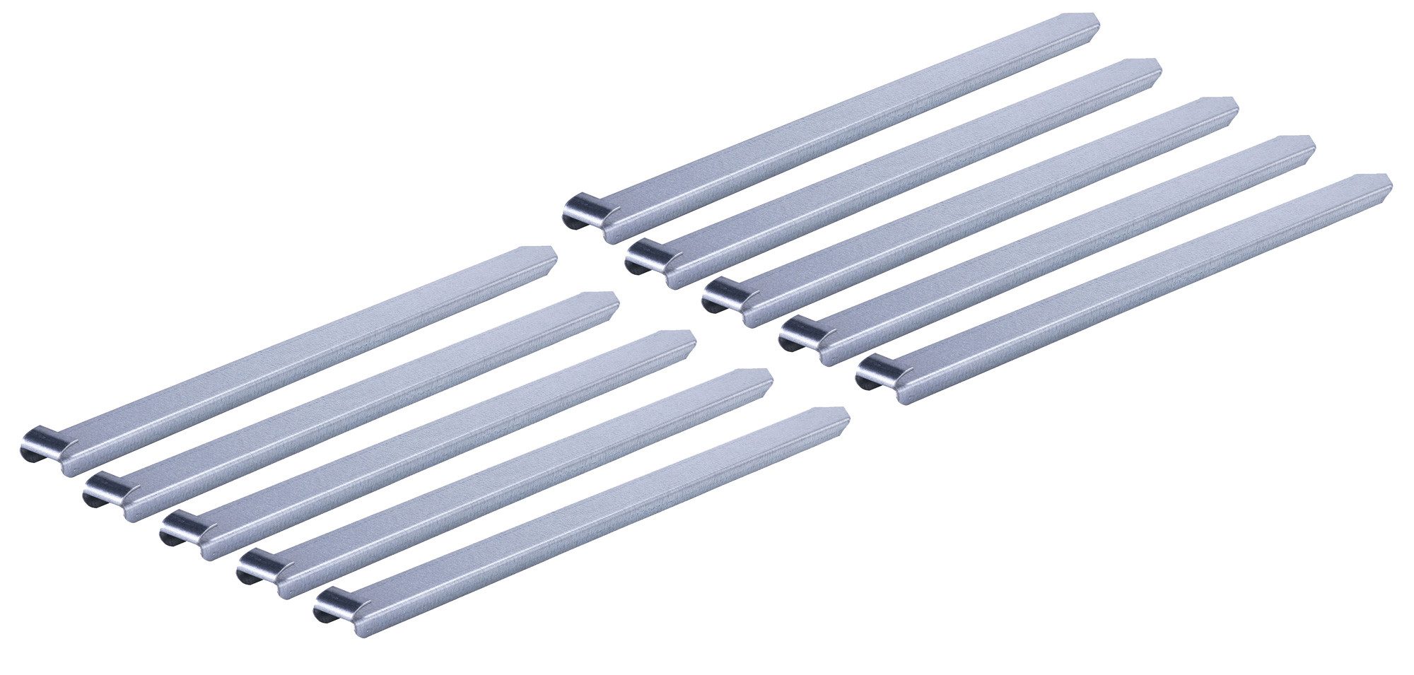 innogard Bodenanker innogard 10 Stück Erdanker für Rasenkantenband Galvalume AZ® schmal