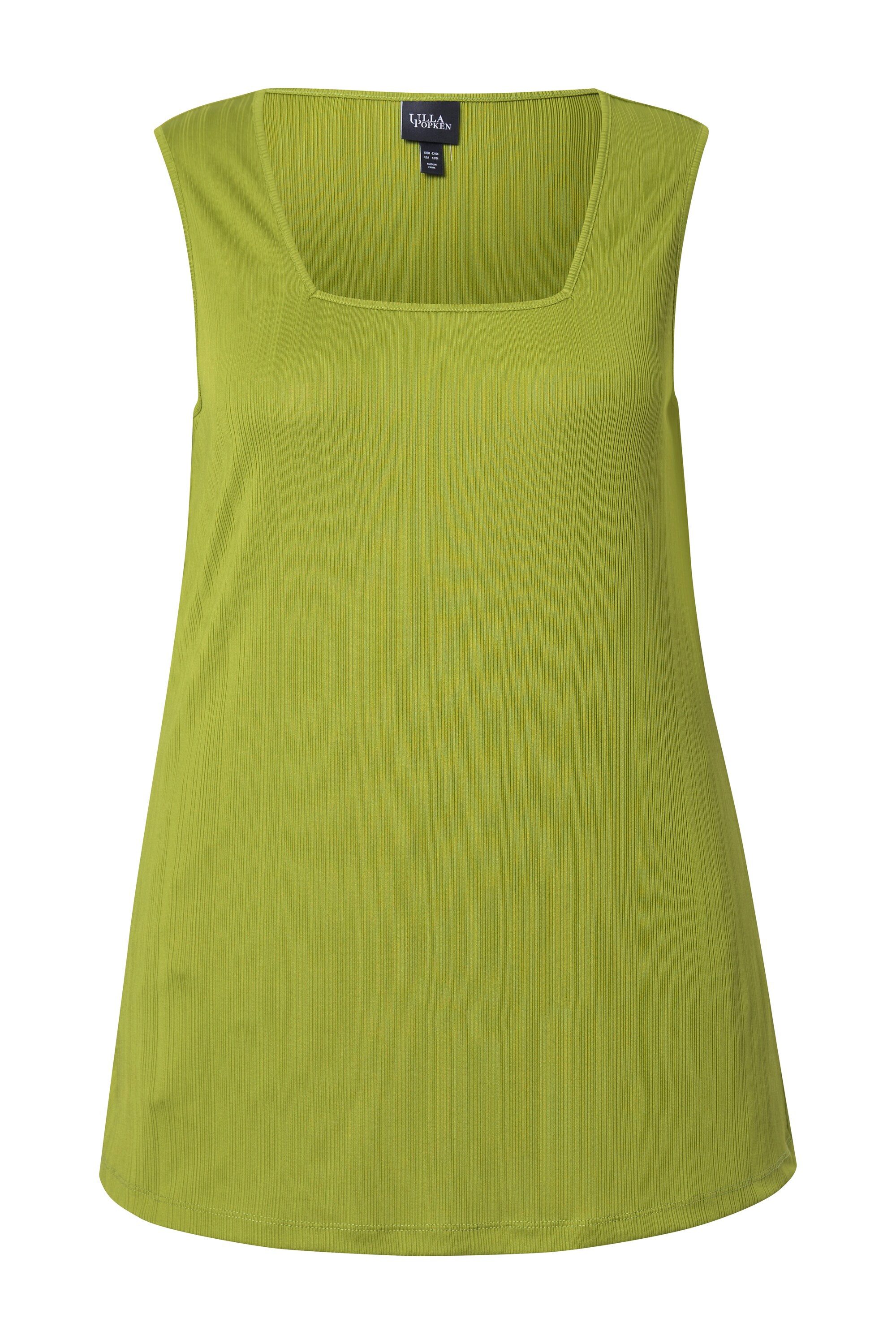 Ulla Popken Longtop Top Rippjersey A-Linie günstig online kaufen