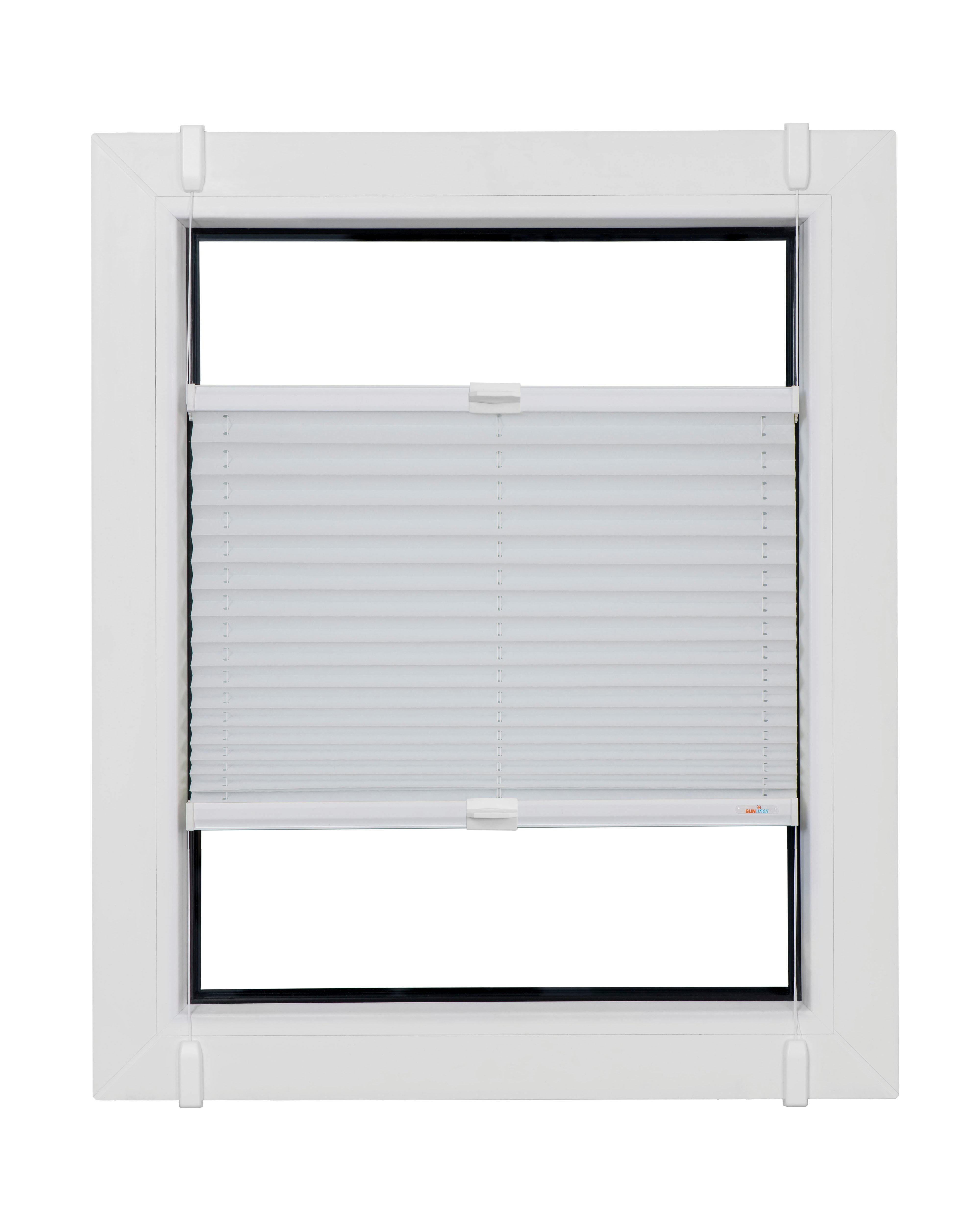 sunlines Plissee Start-up Style Crush, Lichtschutz, ohne Bohren, verspannt, Klemmfix, nach Maß