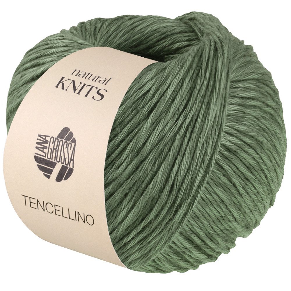 LANA GROSSA TENCELLINO Sommergarn aus Leinen und Tencel mit edlem Glanz Häkelwolle, 125 m (Klassisch verzirntes Garn, mattes Leinen & seidigem Tencel), 50 g