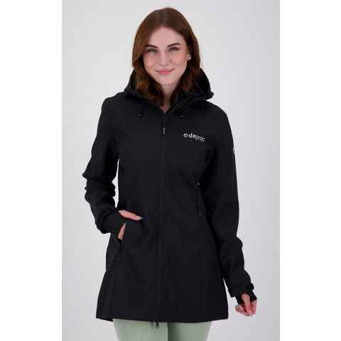 DEPROC Active Softshellmantel CAVELL LONG WOMEN CS Long jacket auch in Großen Größen erhältlich