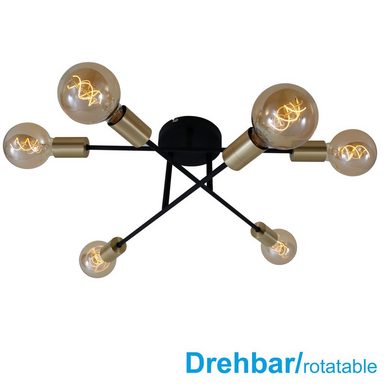 Briloner Leuchten LED Deckenleuchte »Sabine«, 6-flammig, Deckenlampe