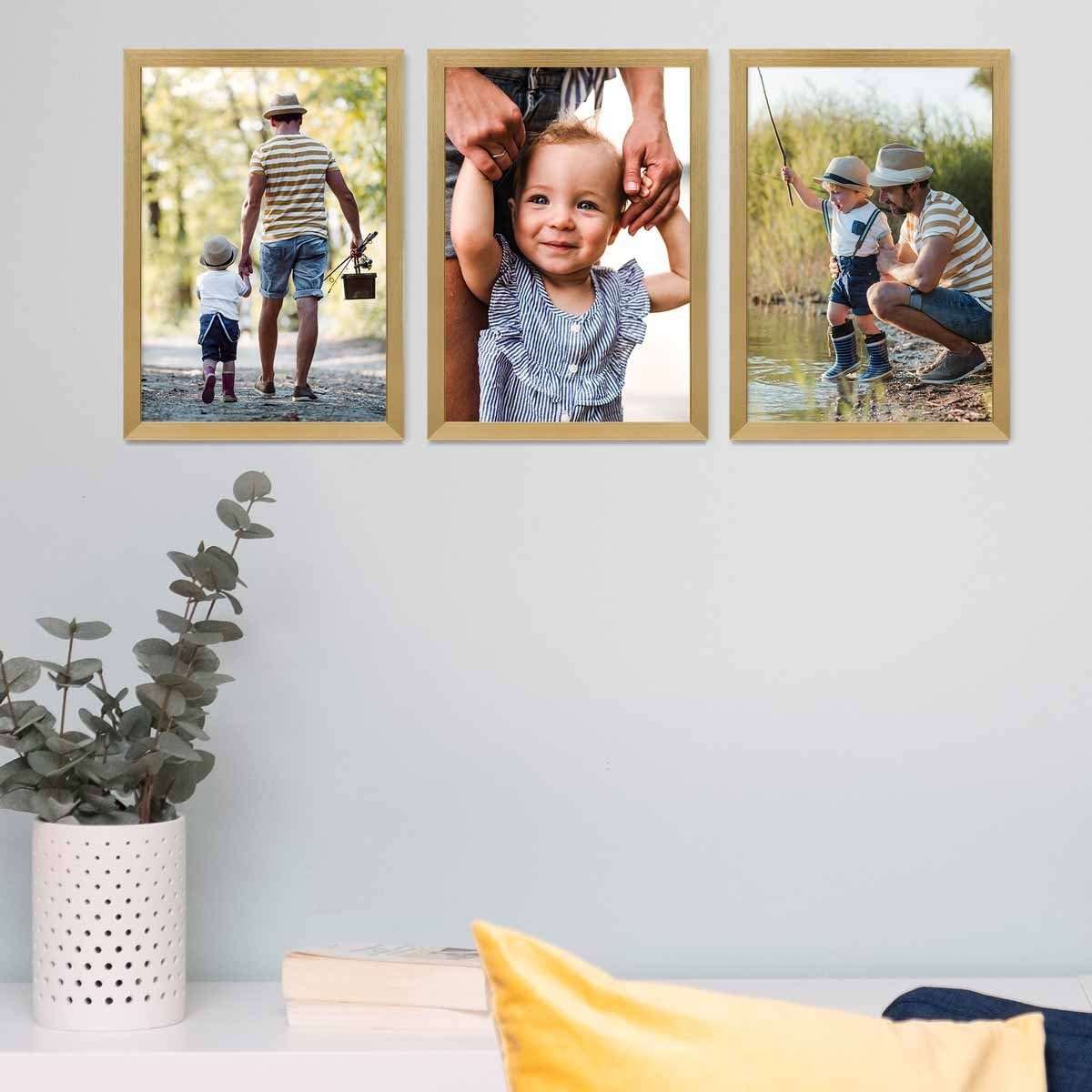 PHOTOLINI Bilderrahmen 3er Set, stabiles MDF-Holz, günstig online kaufen